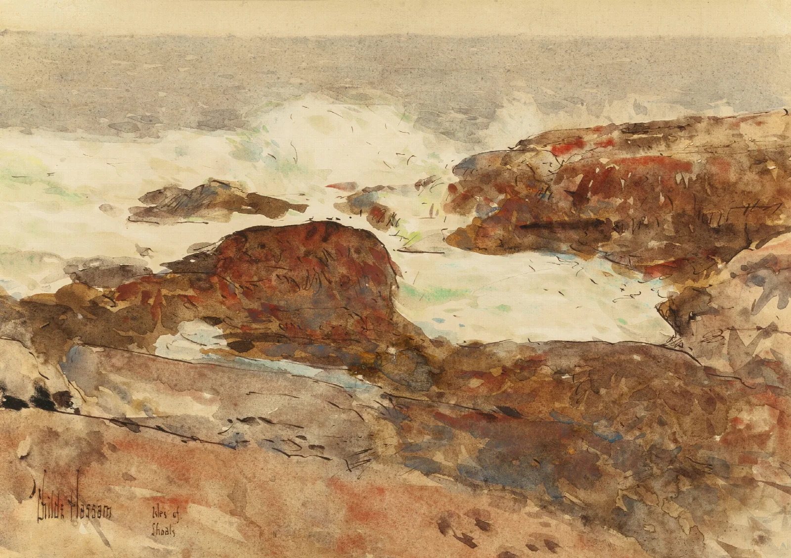 Isles Of Shoals Wall Art by Childe Hassam - Canvas Print