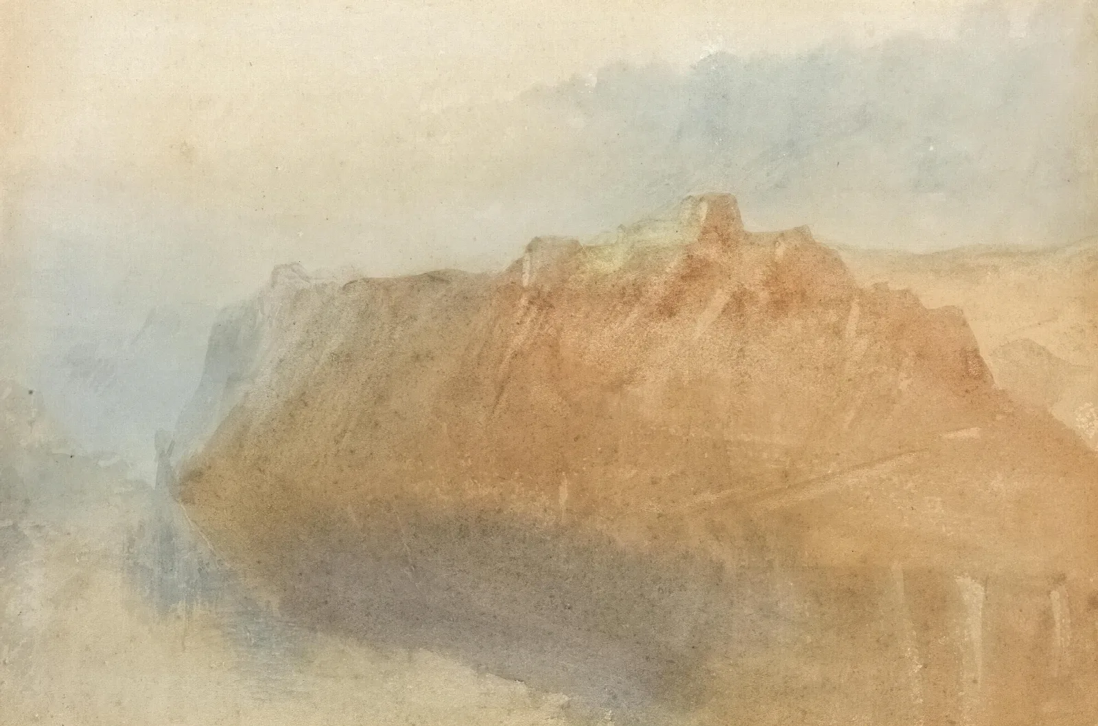 The Fortress Of Ehrenbreitstein From Across The Rhine Wall Art by Joseph Mallord William Turner - Canvas Print