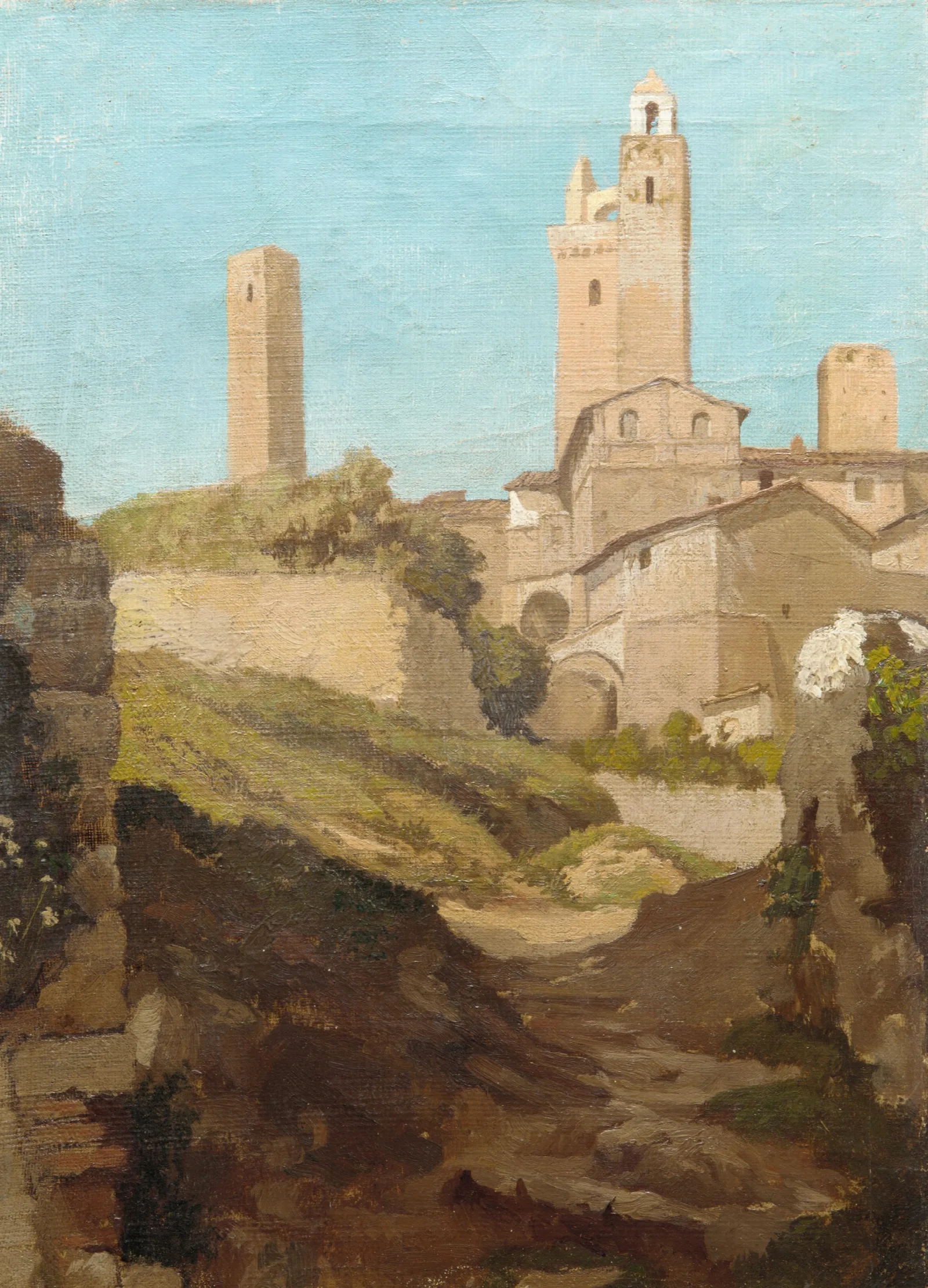 San Gimignano 6 Wall Art by Elihu Vedder - Canvas Print