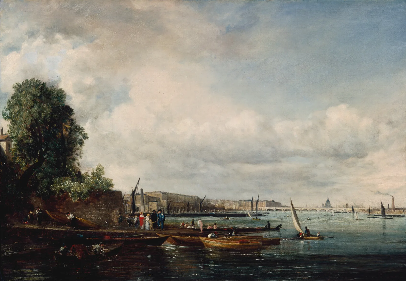 Waterloo Bridge 3 Wall Art by John Constable - Canvas Print