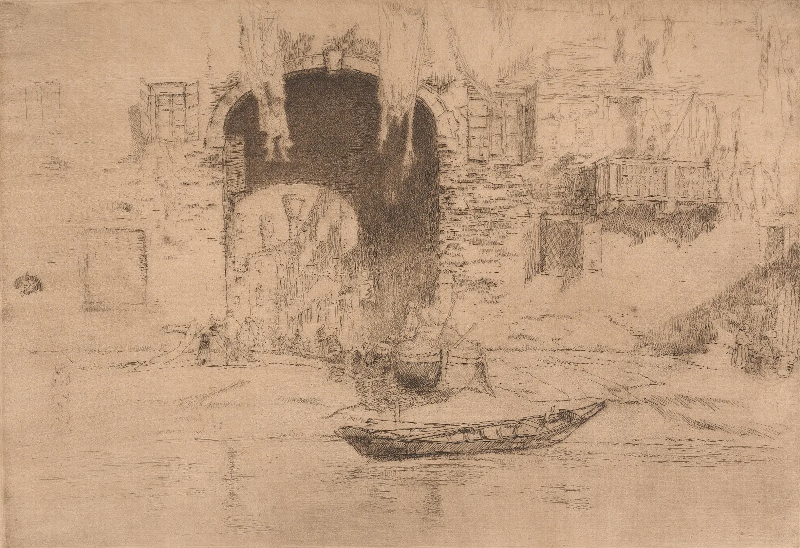 San Biagio 3 Wall Art by James Abbott McNeill Whistler - Canvas Print