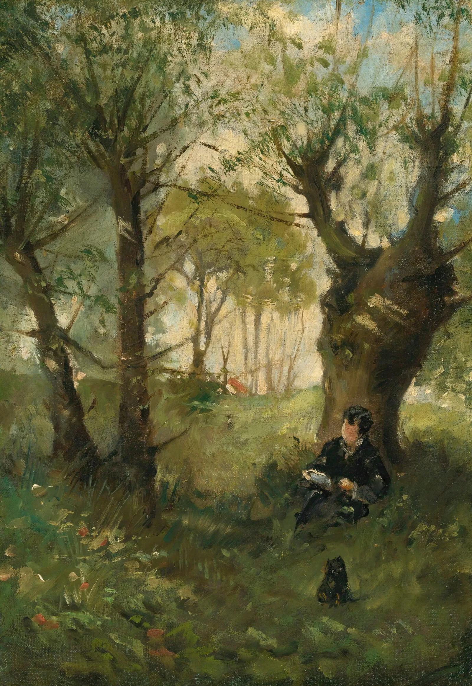 Vieux Chemin A Auvers Wall Art by Berthe Morisot - Canvas Print