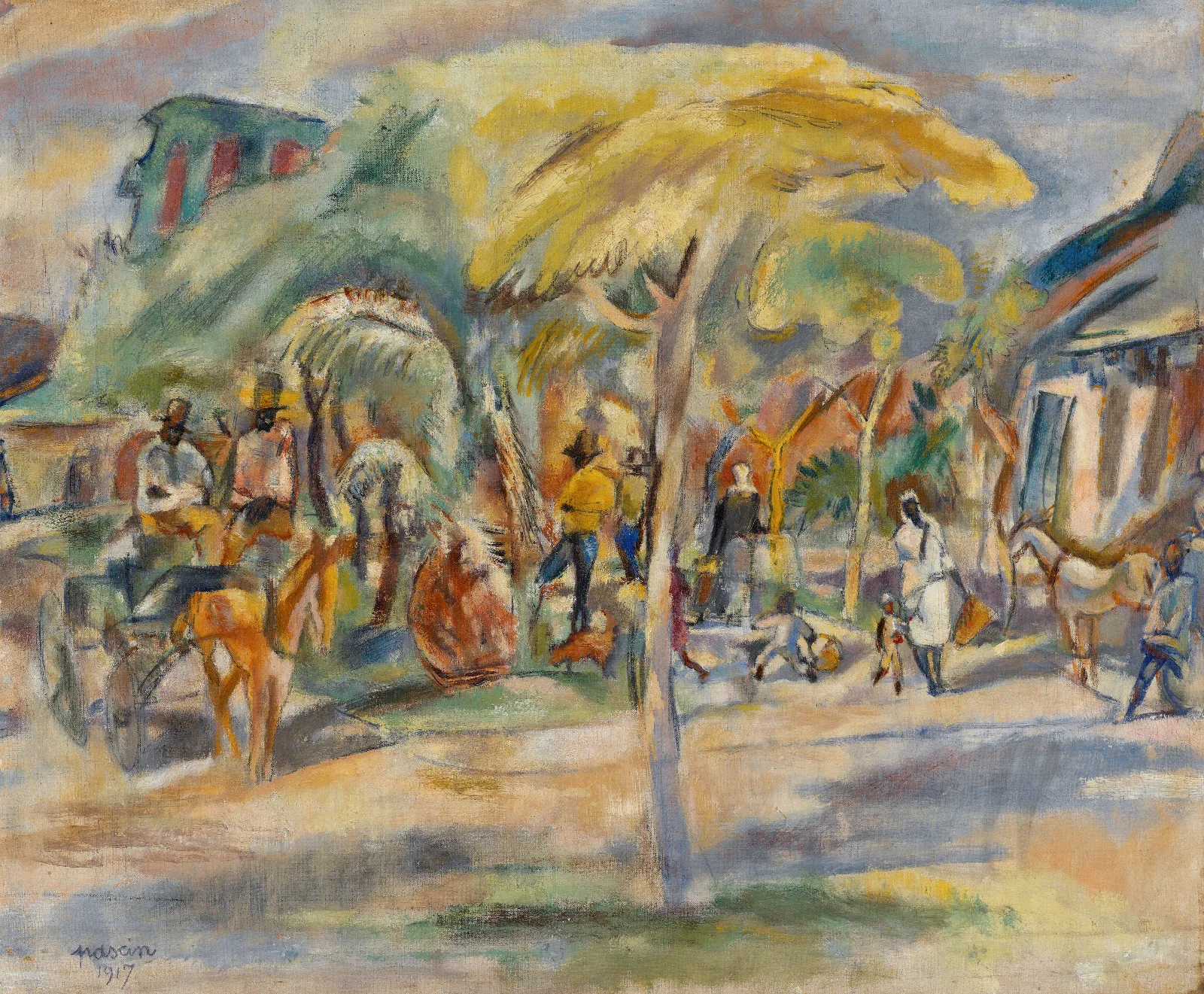 Southern Landscape Wall Art by Jules Pascin - Canvas Print