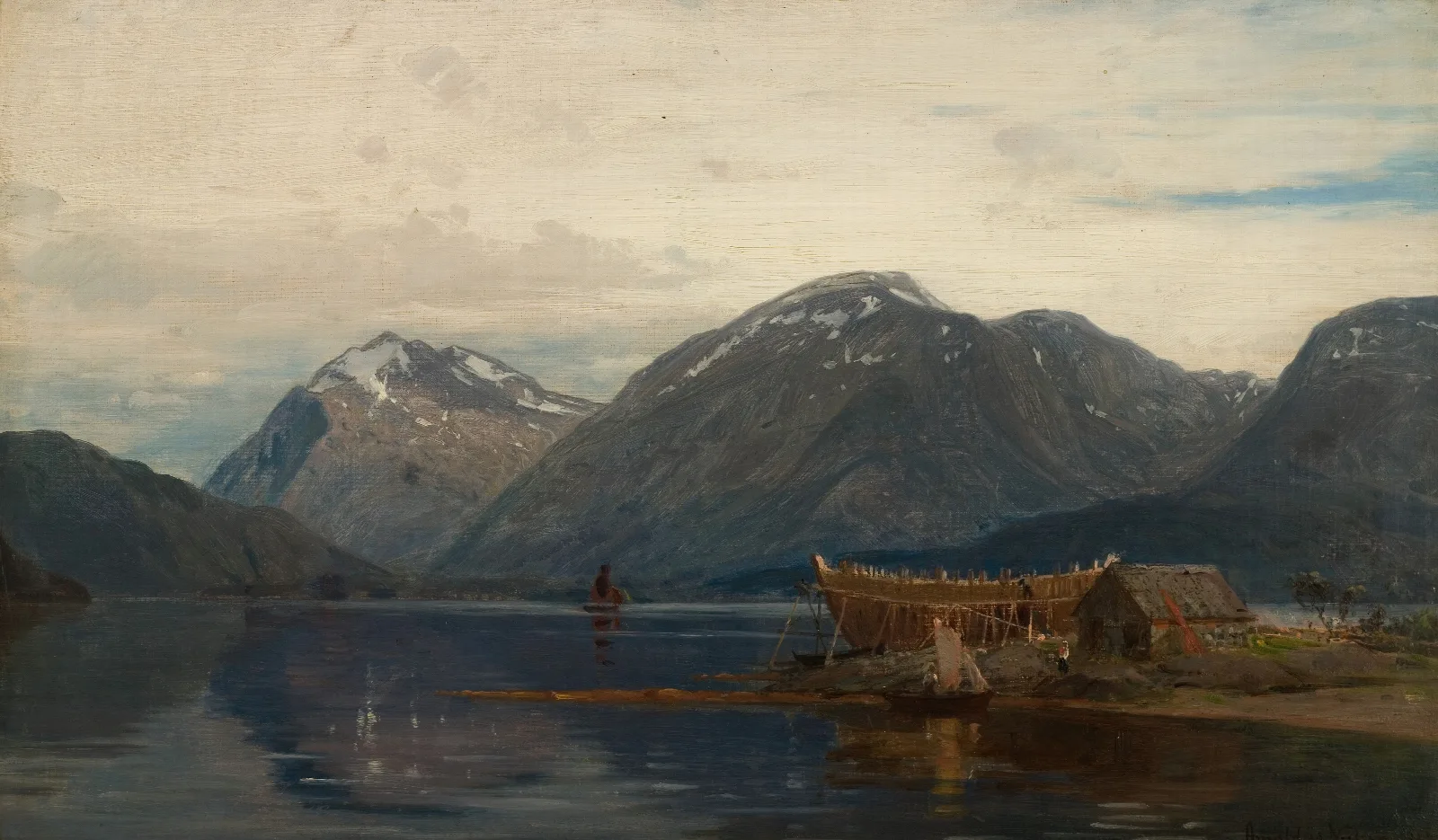 Olve Hardanger Wall Art by Amaldus Nielsen - Canvas Print