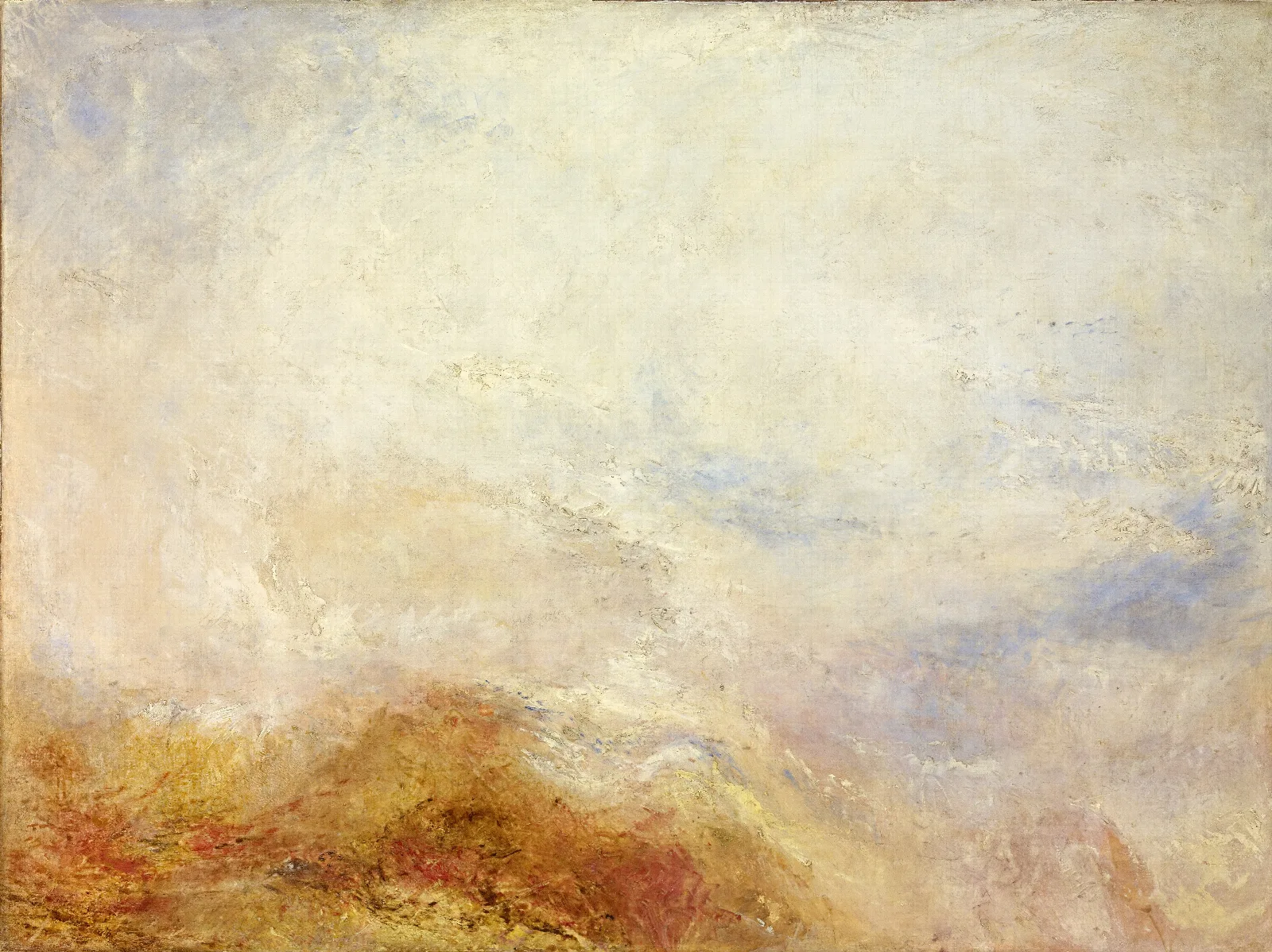 A Mountain Scene Val Daosta Wall Art by Joseph Mallord William Turner - Canvas Print