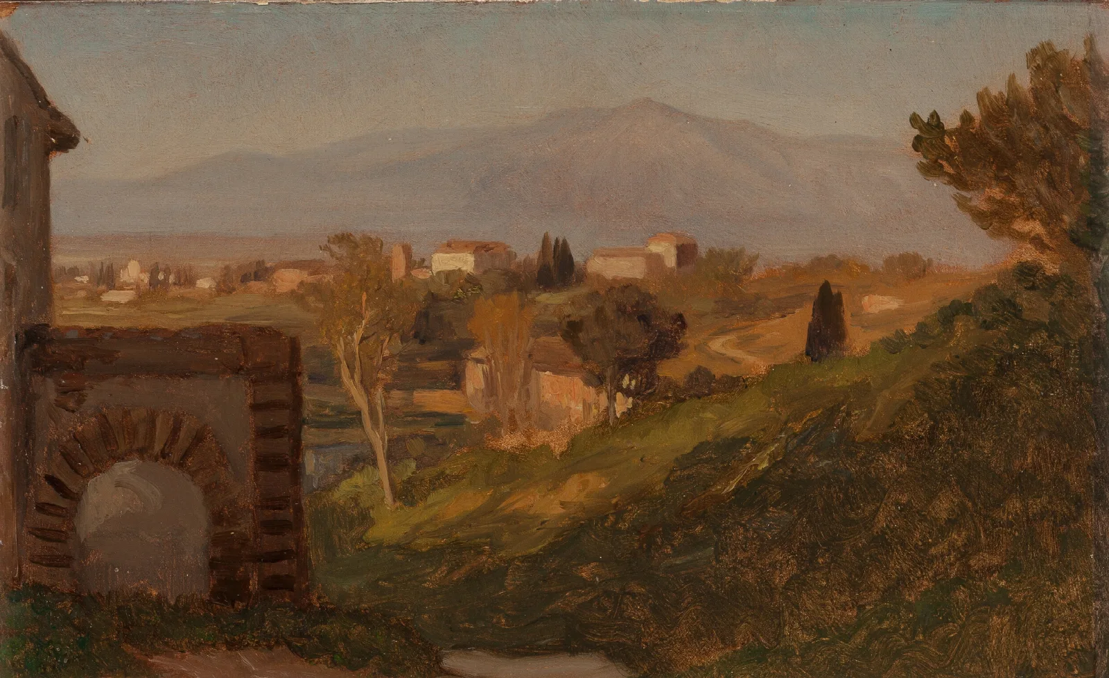 Roman Campagna 2 Wall Art by Elihu Vedder - Canvas Print