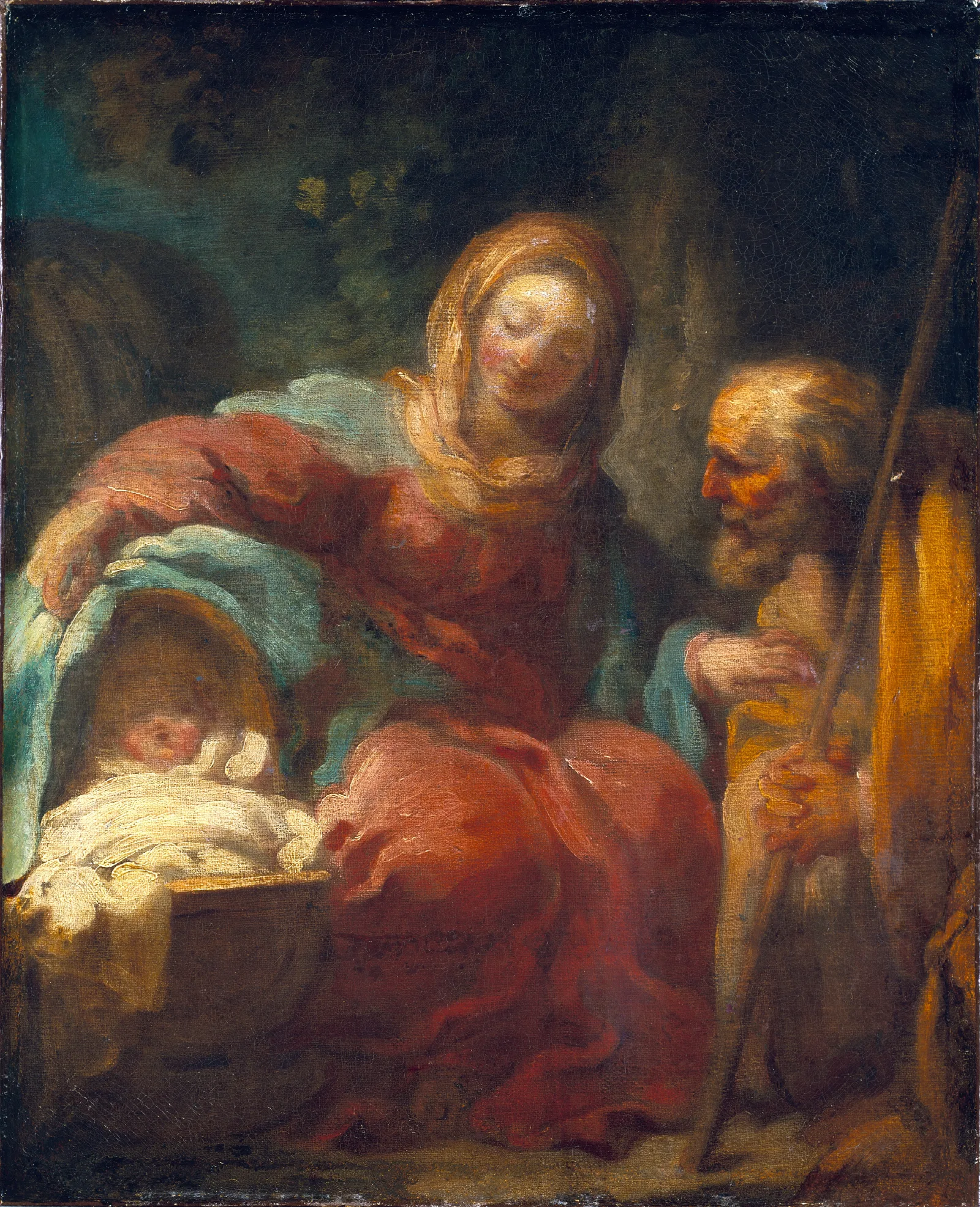 The Rest On The Flight Into Egypt 4 Wall Art by Jean-Honoré Fragonard - Canvas Print