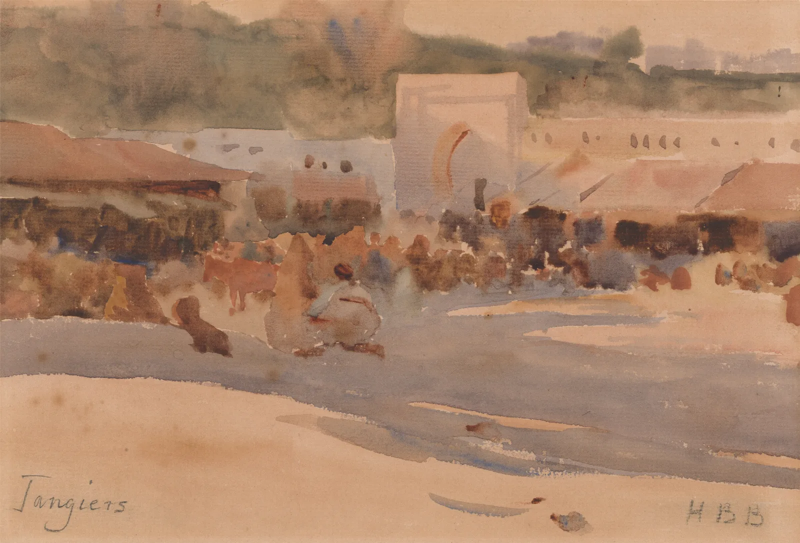 Tangiers 3 Wall Art by Hercules Brabazon Brabazon - Canvas Print
