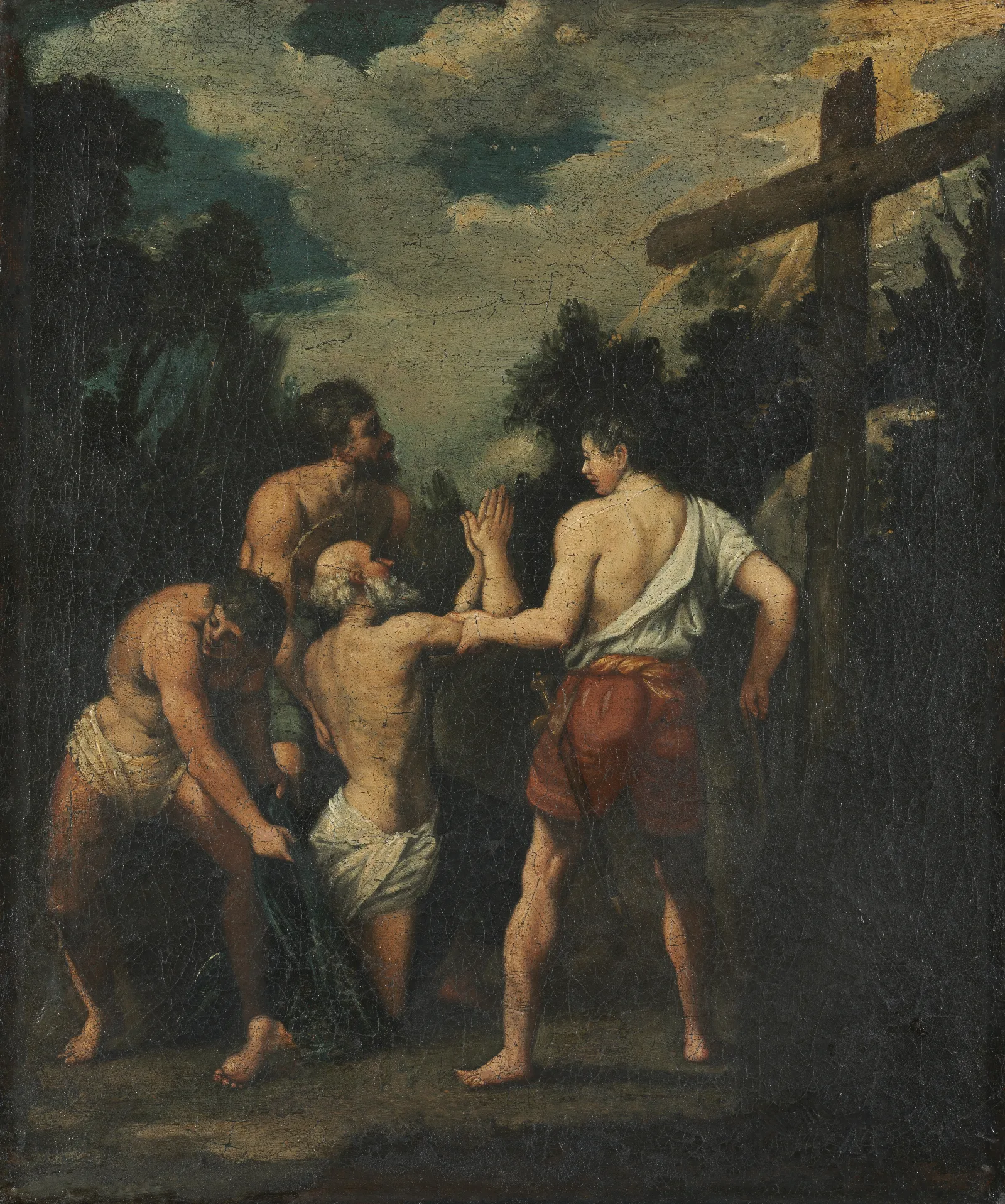Martyrdom Of Saint Andrew 2 Wall Art by Guido Reni - Canvas Print