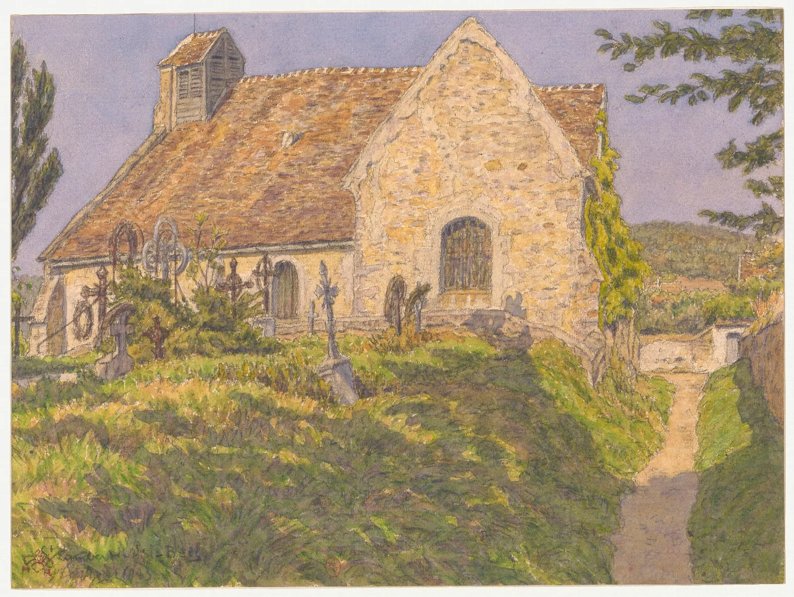 Saint Lambert Des Bois 2 Wall Art by Henri Rivière - Canvas Print