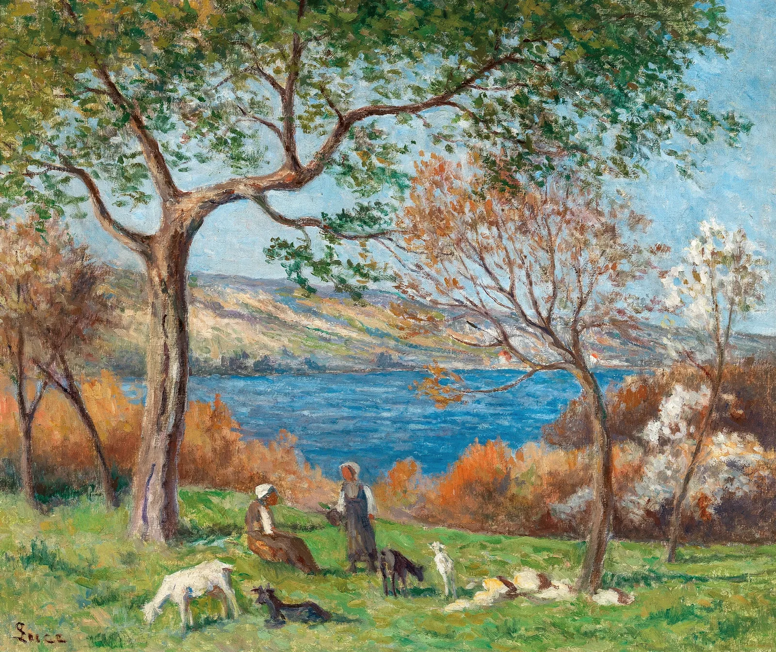 Rolleboise Wall Art by Maximilien Luce - Canvas Print