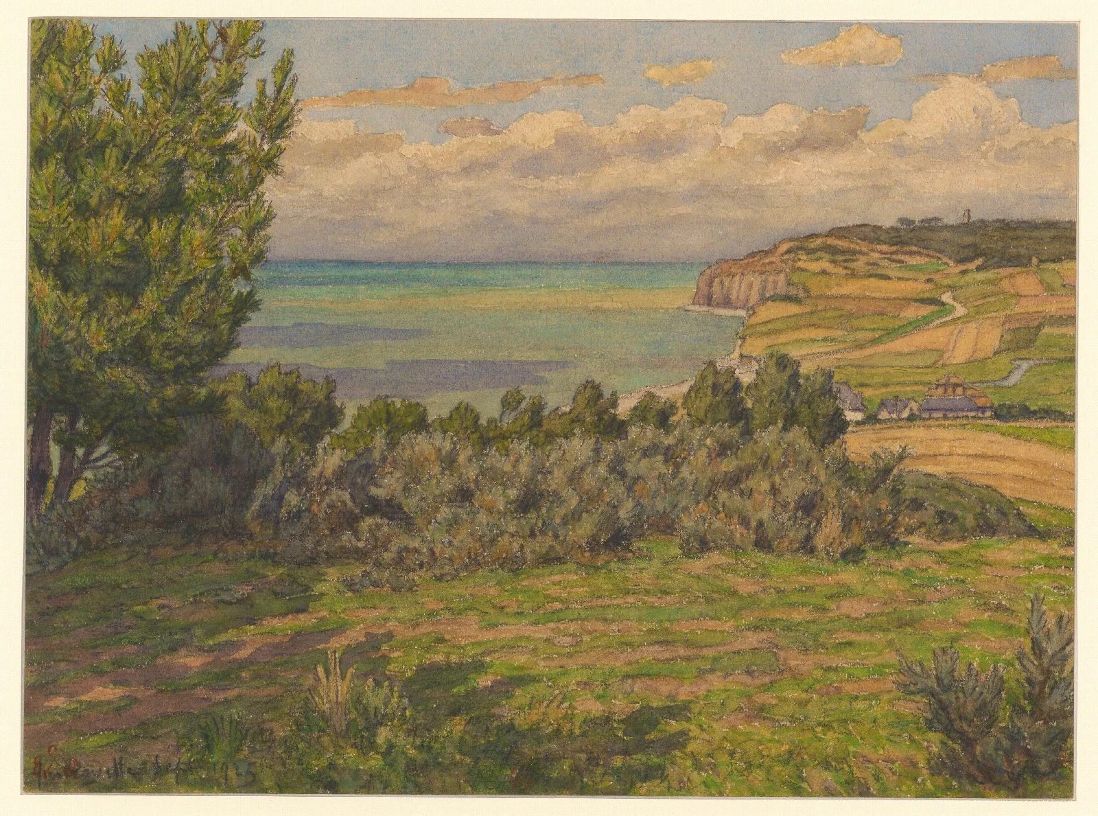 Quiberville 3 Wall Art by Henri Rivière - Canvas Print