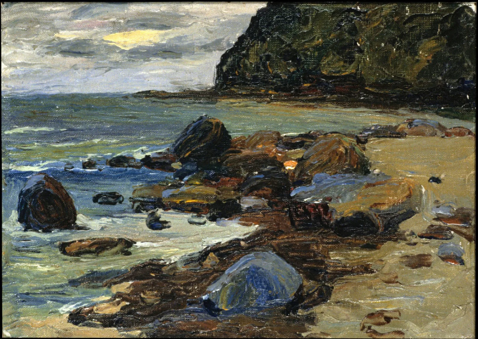 Sestri On The Beach Wall Art by Wassily Kandinsky - Canvas Print