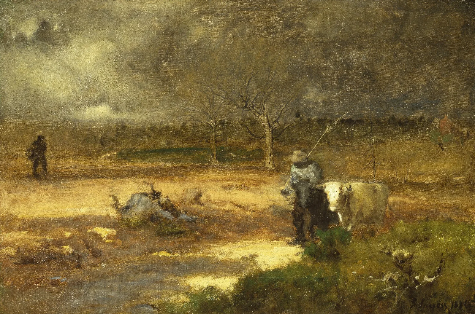 Homeward Wall Art by George Inness - Canvas Print
