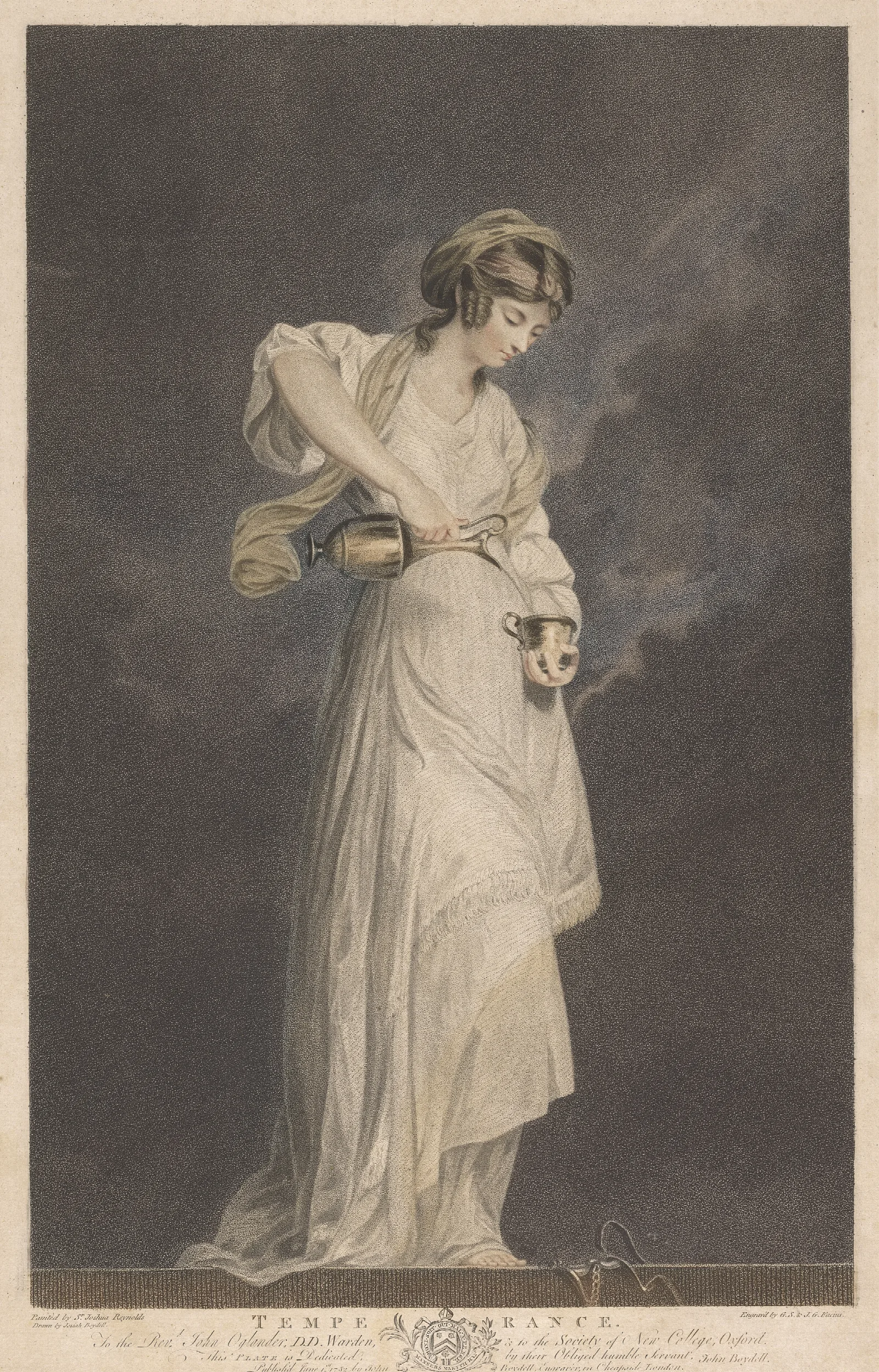 Temperance 3 Wall Art by Sir Joshua Reynolds - Canvas Print