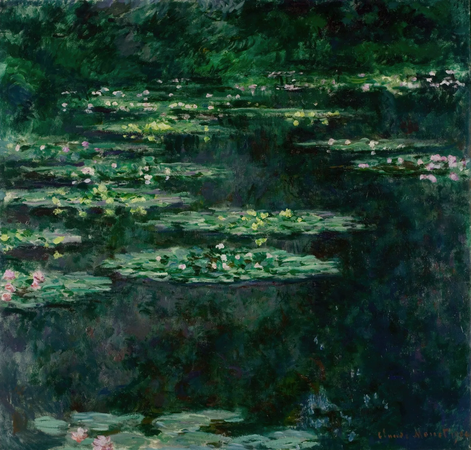 Waterlilies Wall Art by Claude Monet - Canvas Print