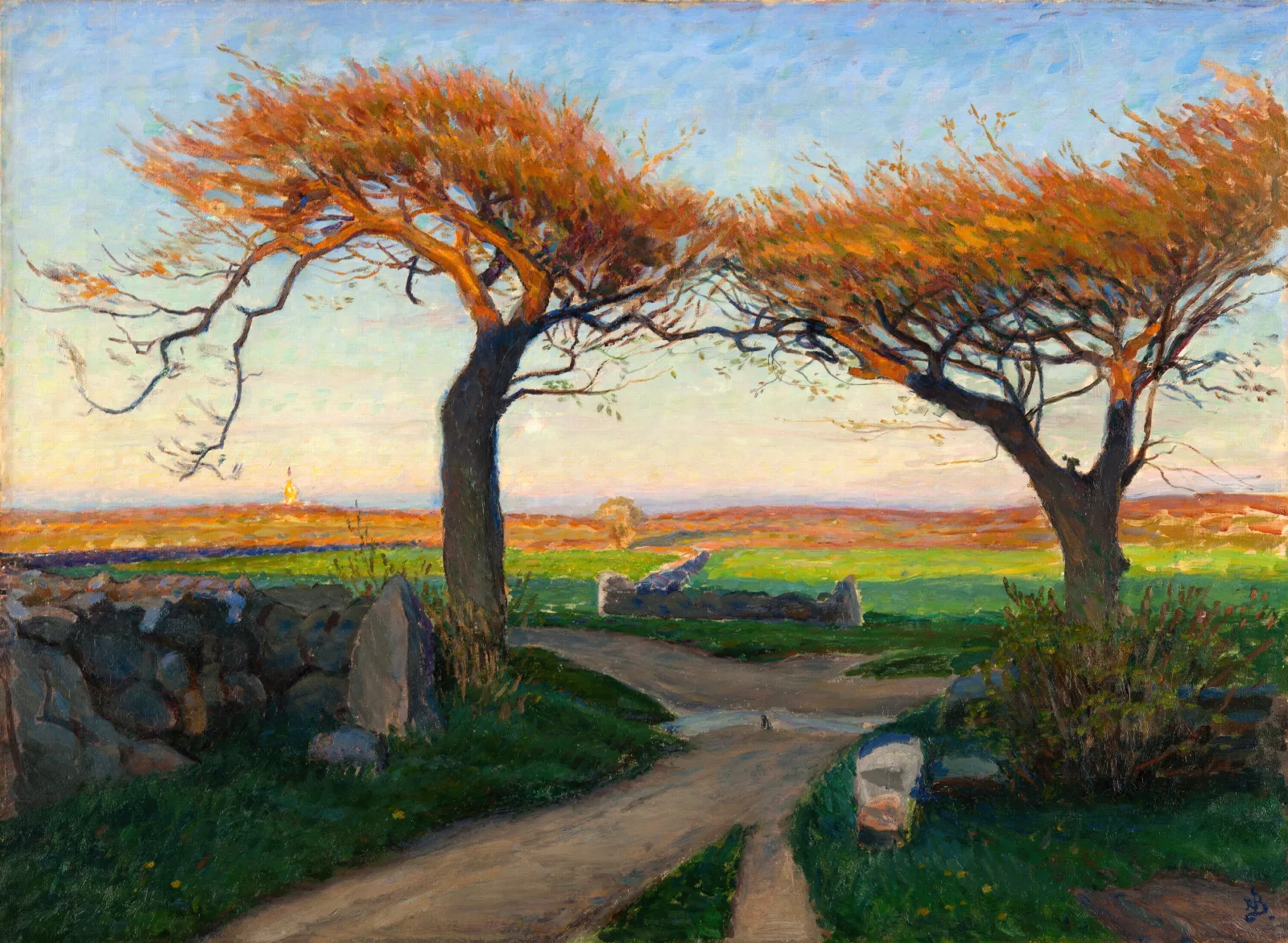 Landscape From Halland Wall Art by Richard Bergh - Canvas Print