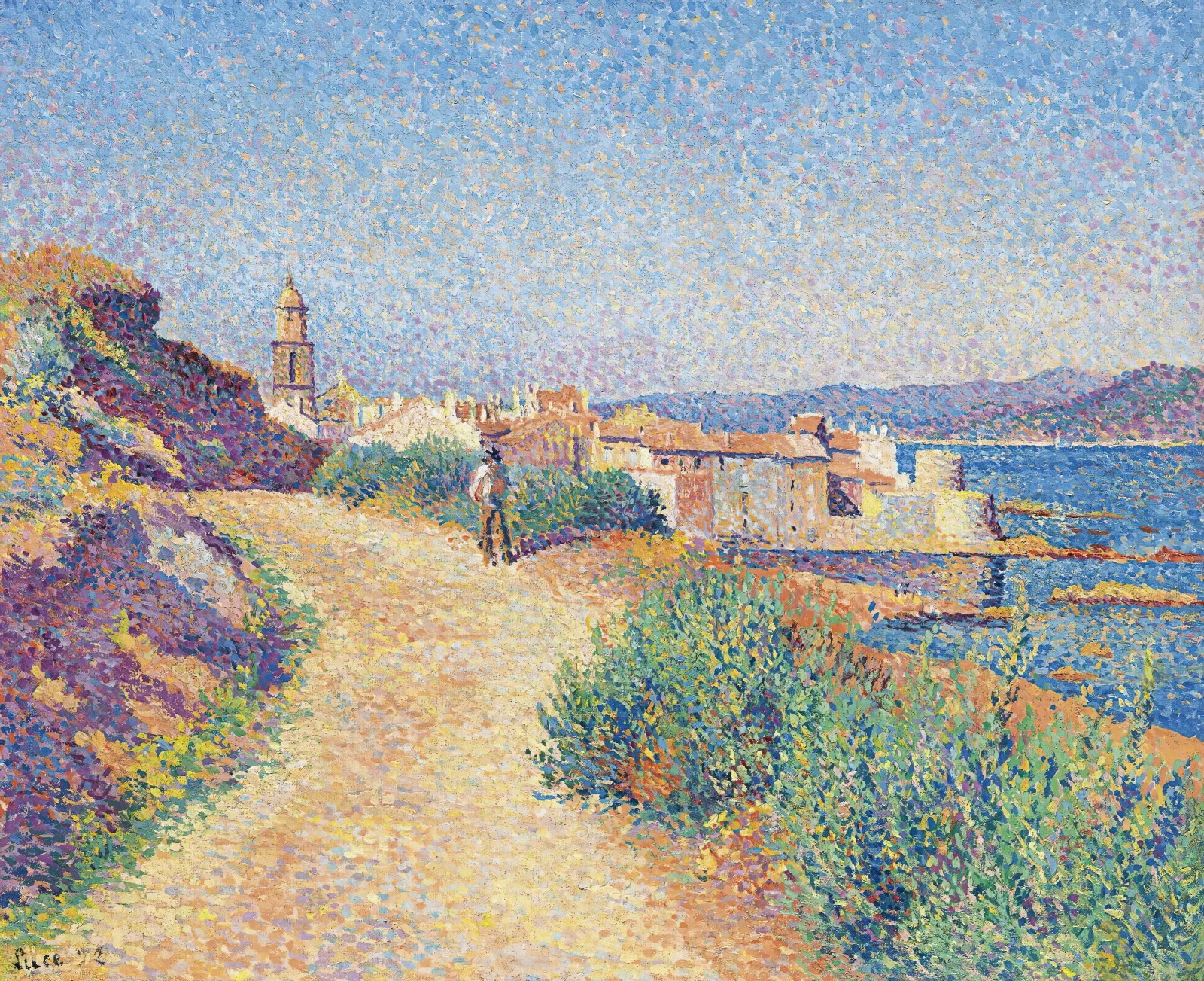 Saint Tropez Wall Art by Maximilien Luce - Canvas Print