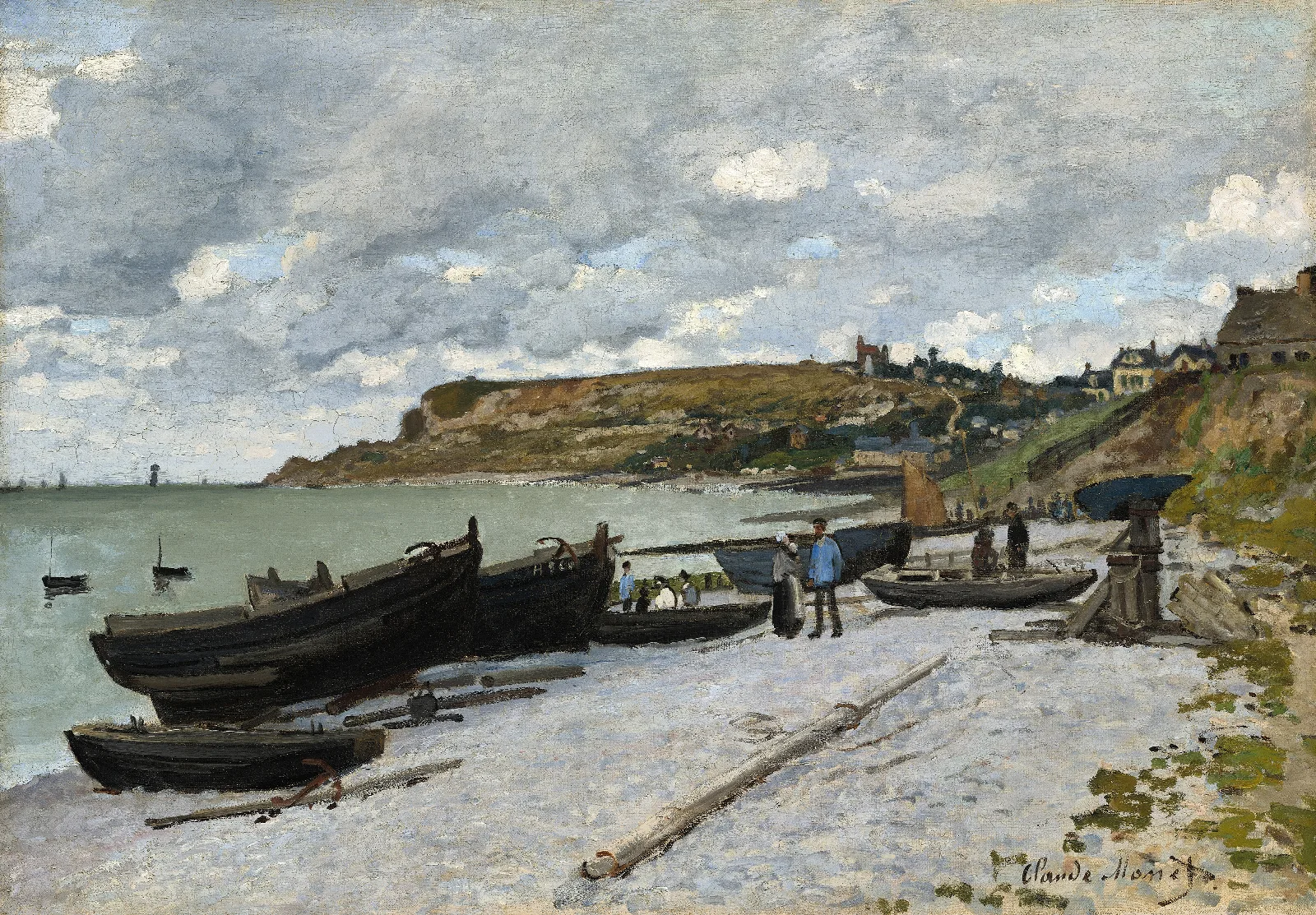 Sainte Adresse Wall Art by Claude Monet - Canvas Print