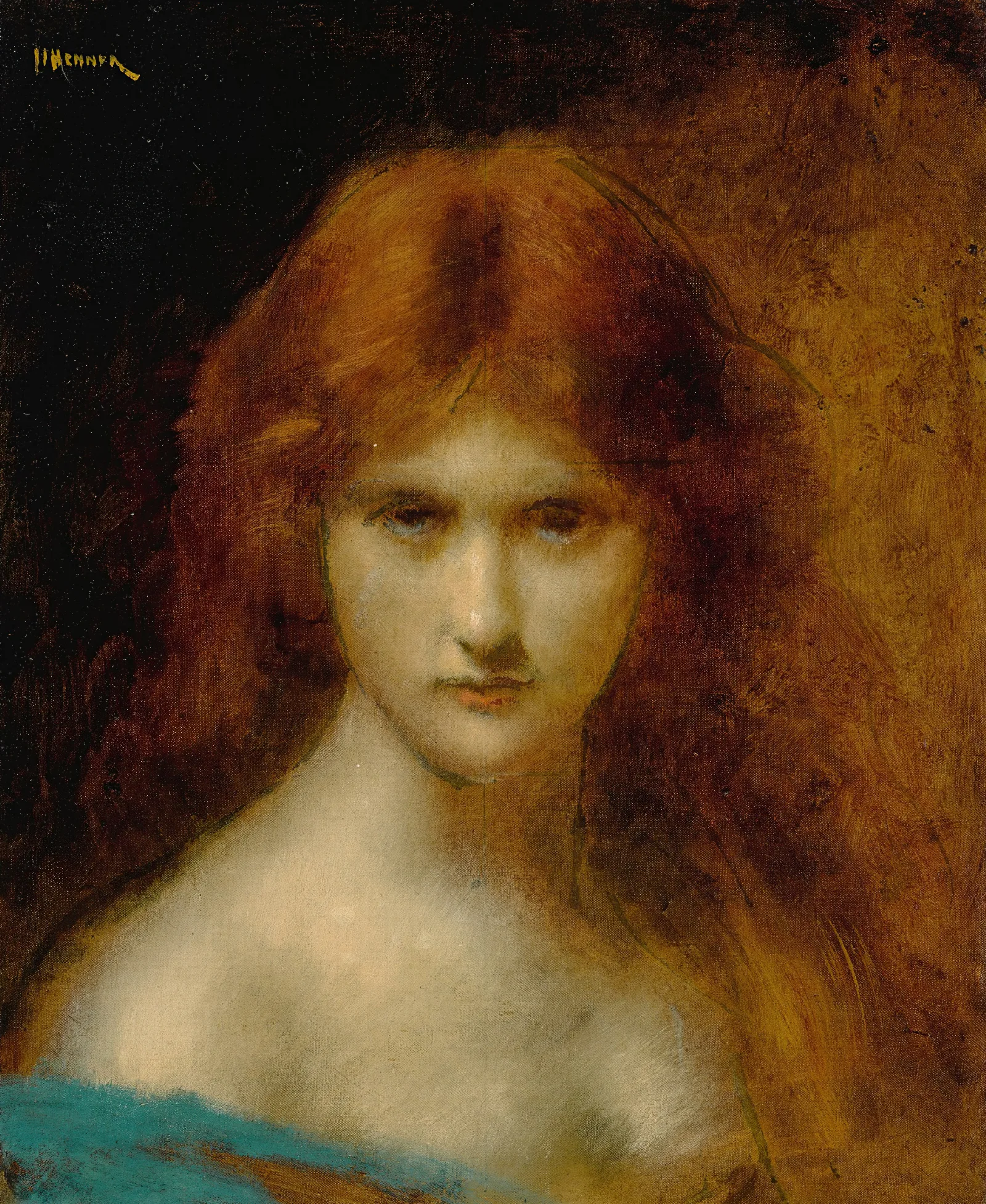 Judith 8 Wall Art by Jean-Jacques Henner - Canvas Print