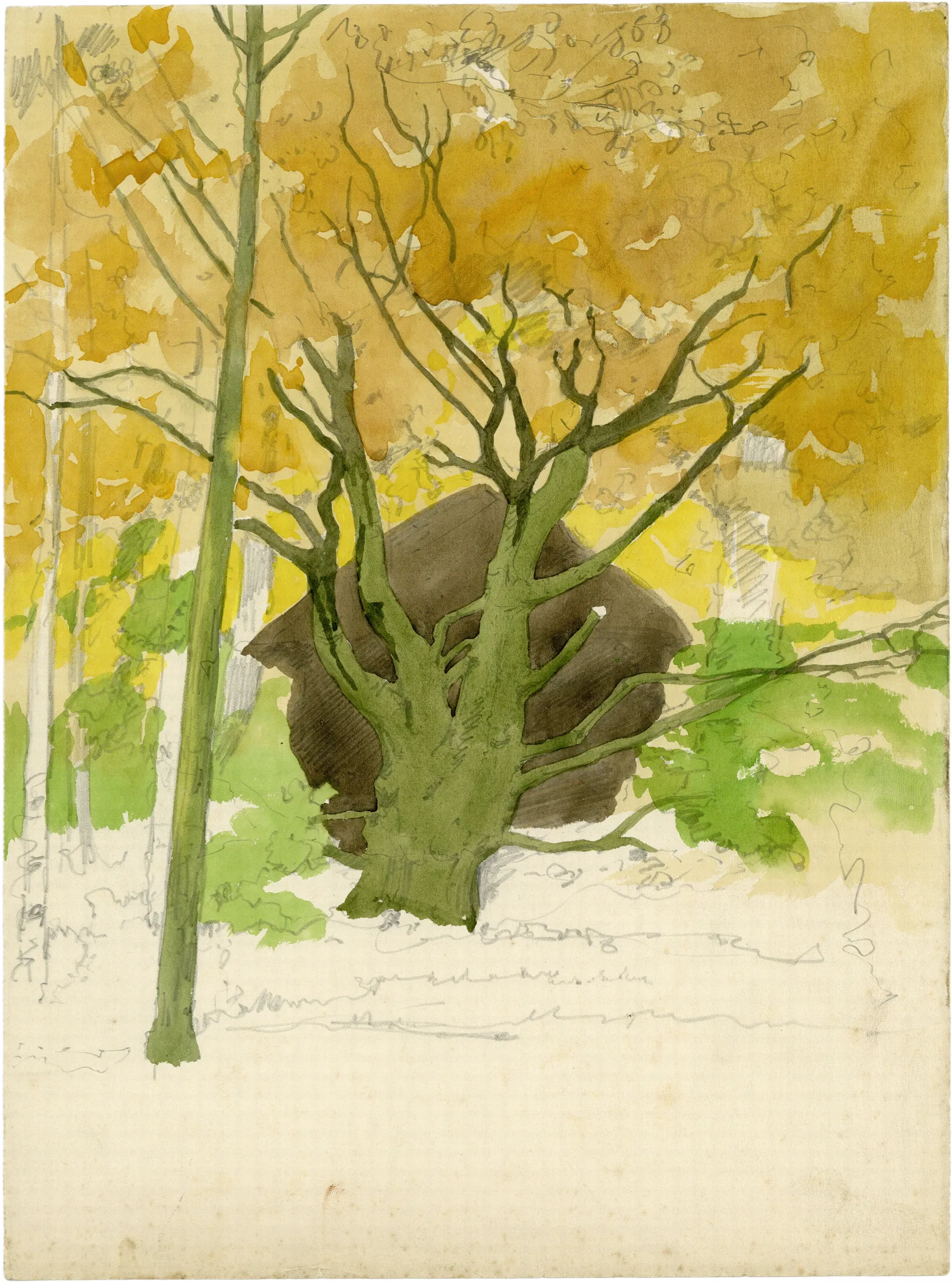 Hut In Het Bos Wall Art by Alfred Ost - Canvas Print