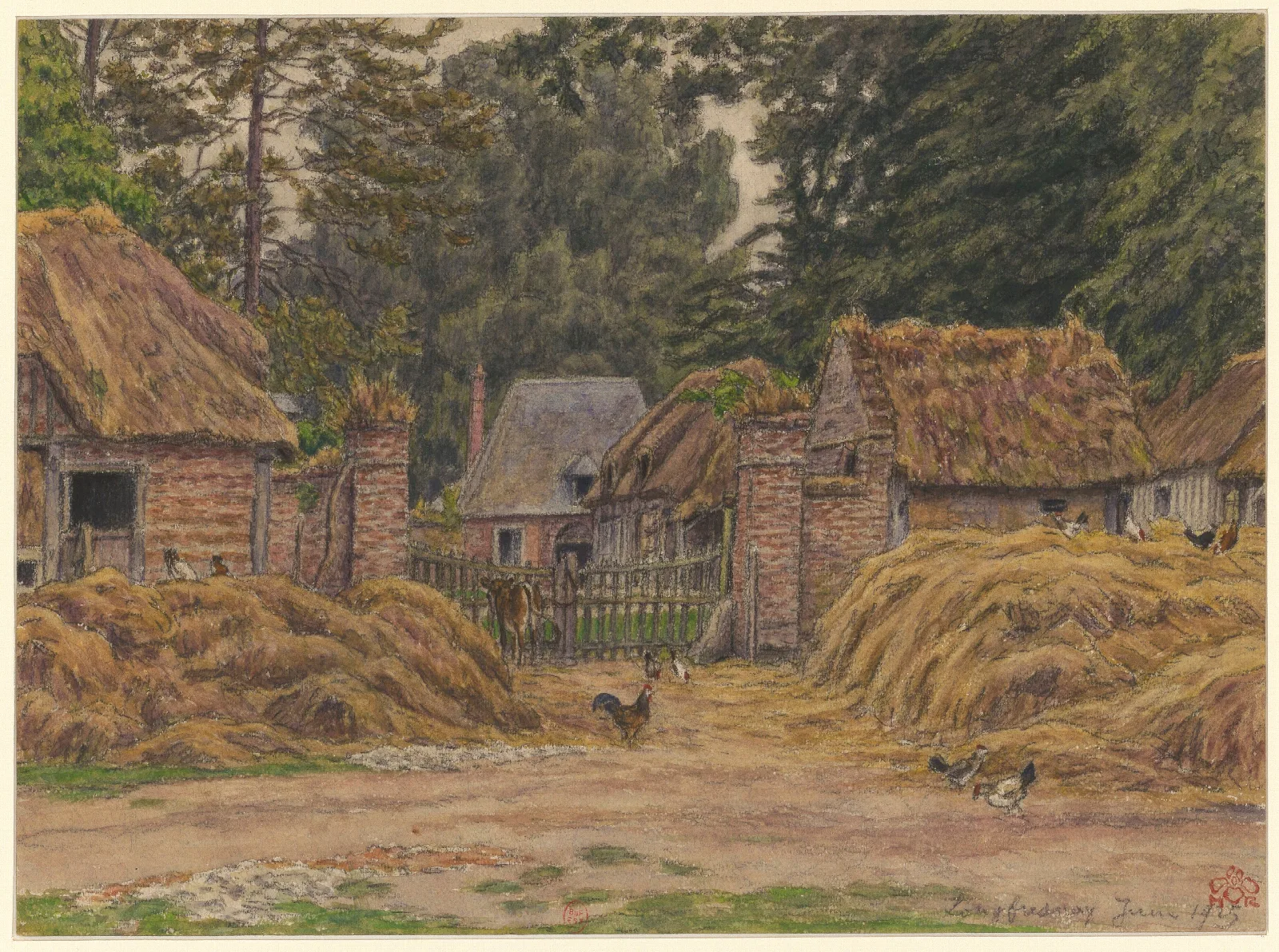 Long Fresnay Wall Art by Henri Rivière - Canvas Print