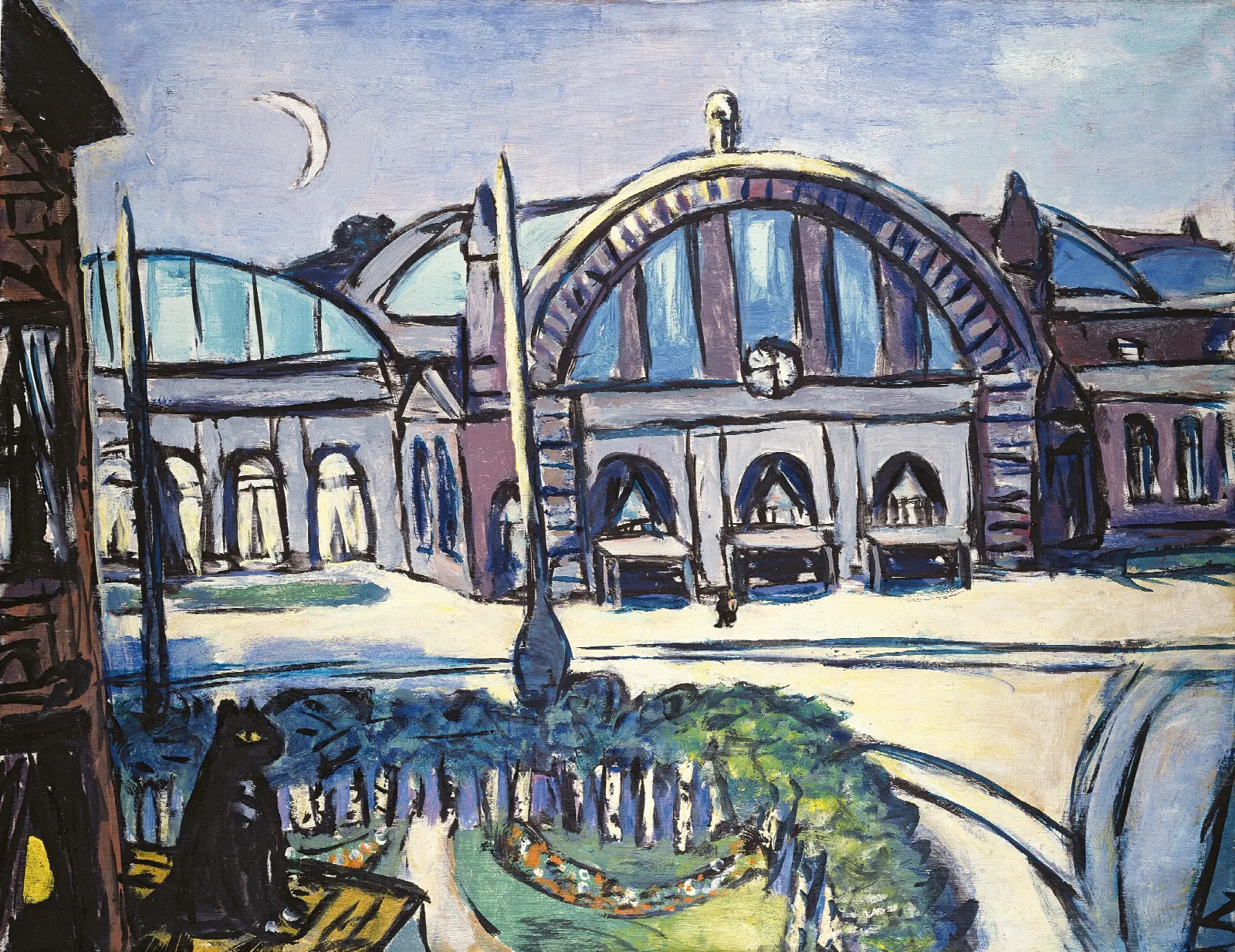 Frankfurt Main Station Wall Art by Max Beckmann - Canvas Print
