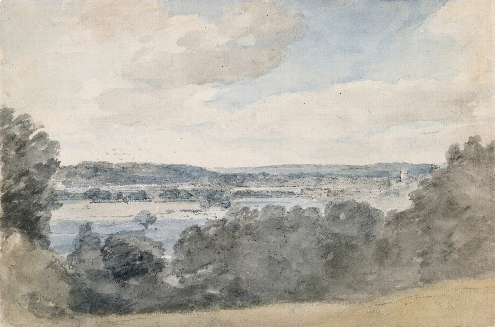 Dedham Vale Suffolk From Near East Bergholt Wall Art by John Constable - Canvas Print