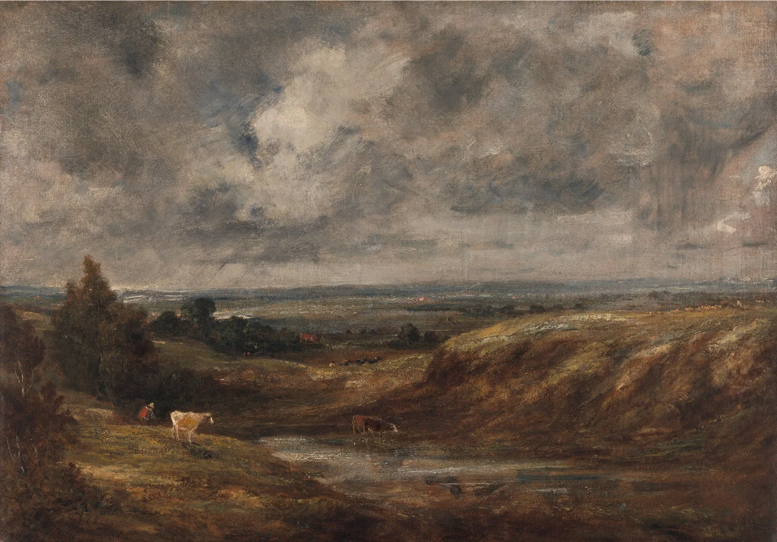 Hampstead Heath Wall Art by John Constable - Canvas Print