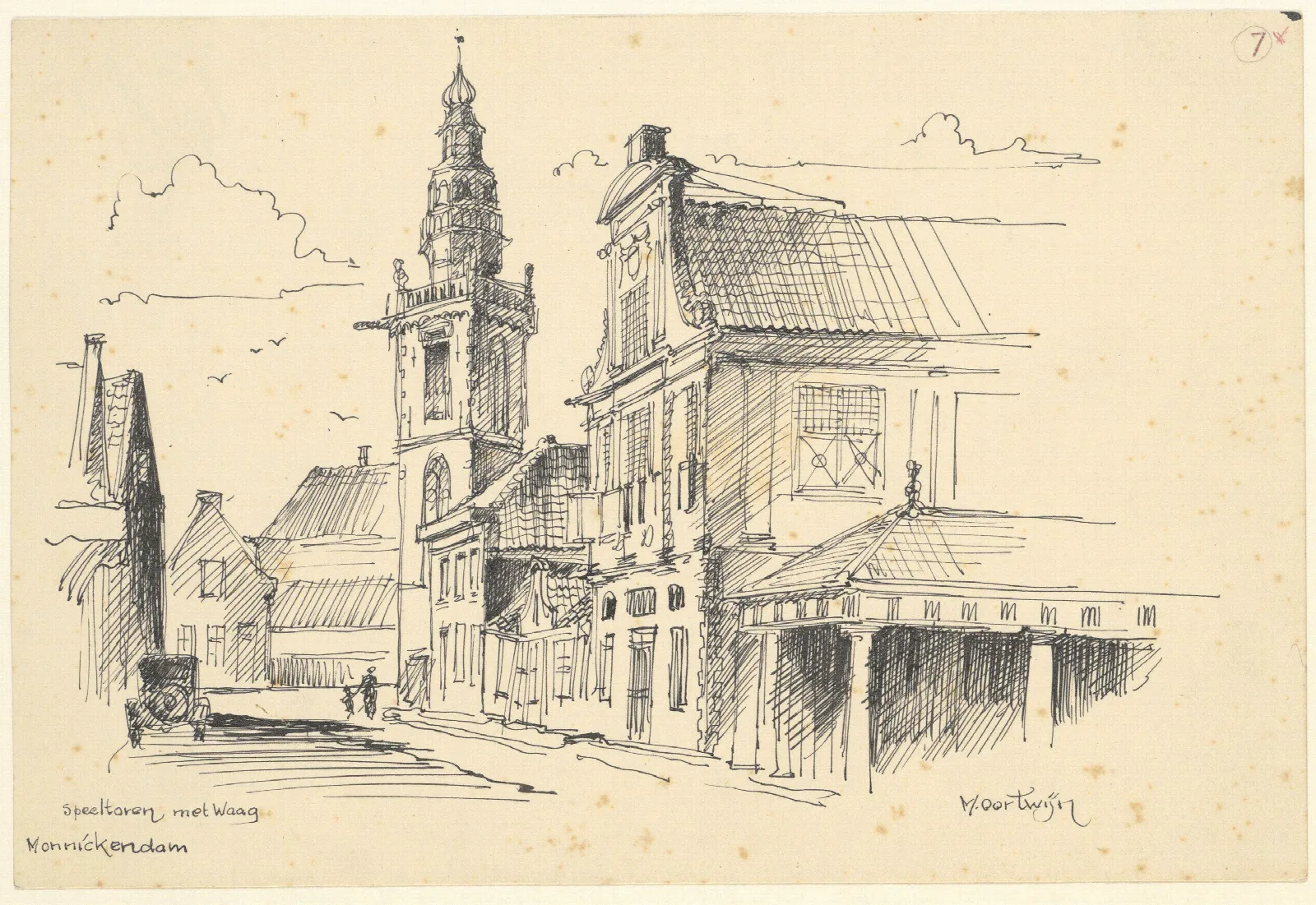 Speeltoren En De Waag Wall Art by Maarten Oortwijn - Canvas Print
