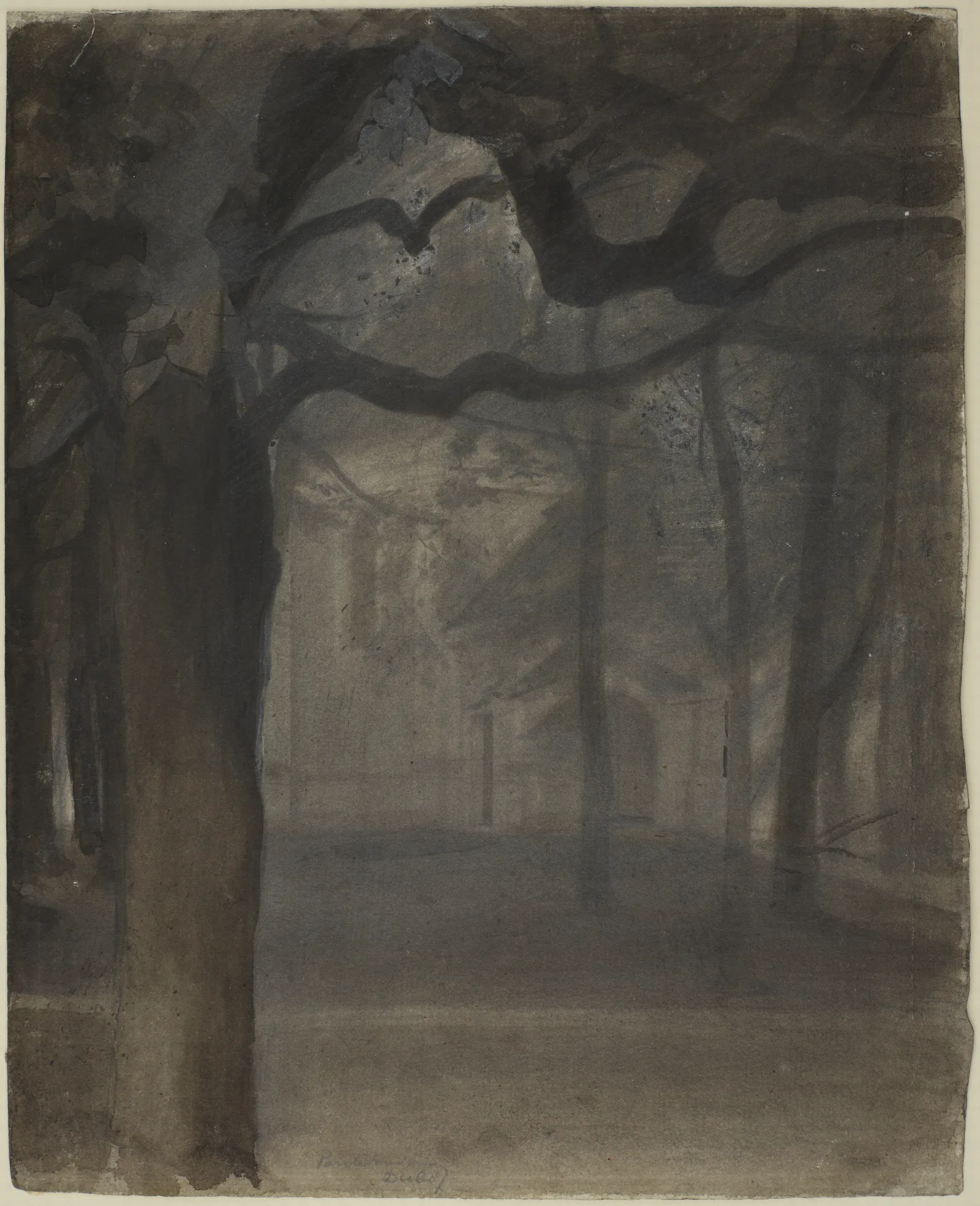 Shrine In A Park Duboj Wall Art by Józef Pankiewicz - Canvas Print