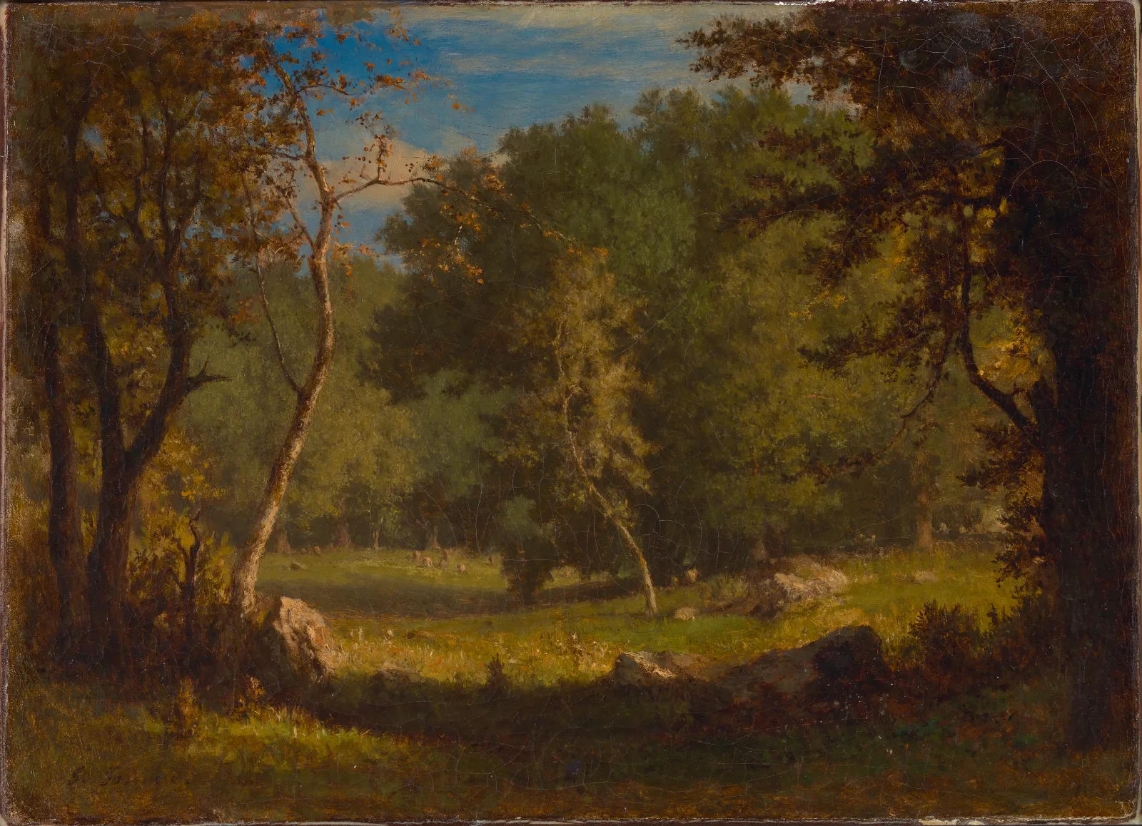 Elf Ground Wall Art by George Inness - Canvas Print