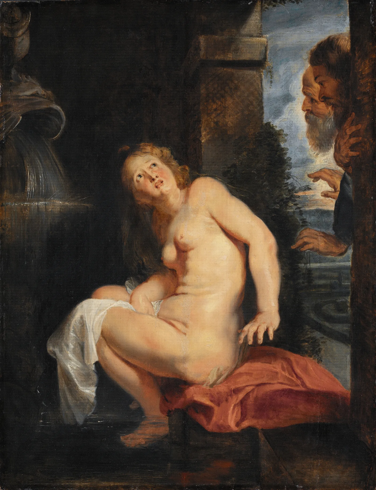 Susanna And The Elders 3 Wall Art by Peter Paul Rubens - Canvas Print