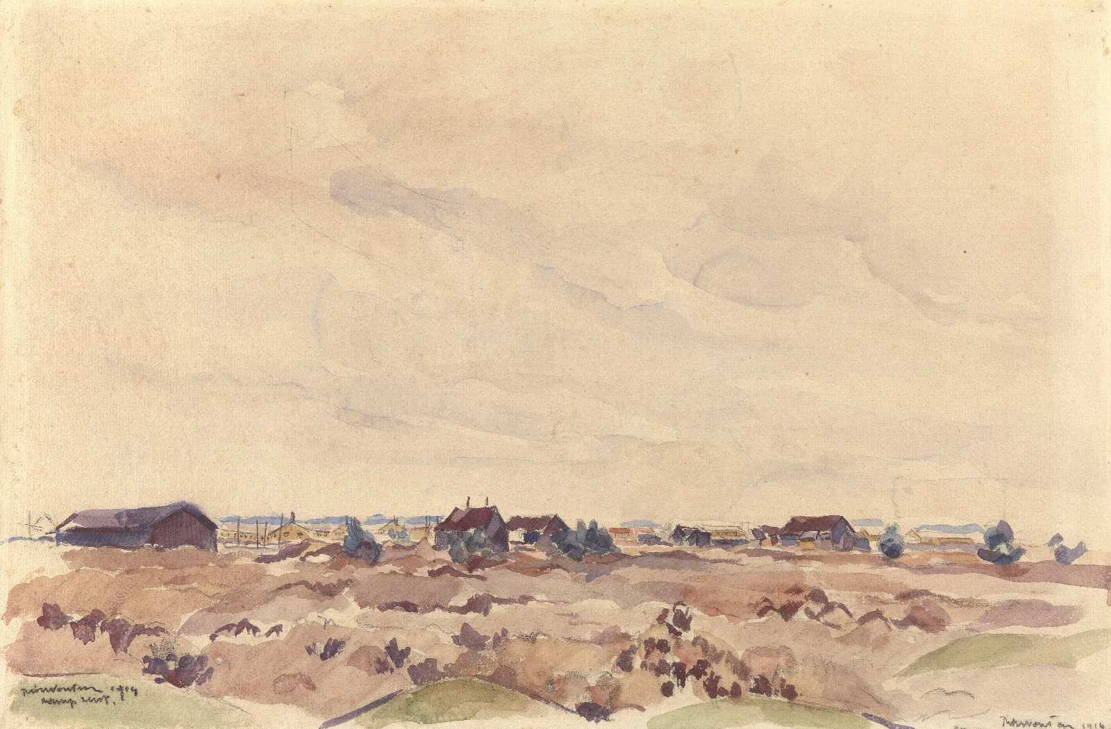 The Camp At Zeist Wall Art by Rik Wouters - Canvas Print