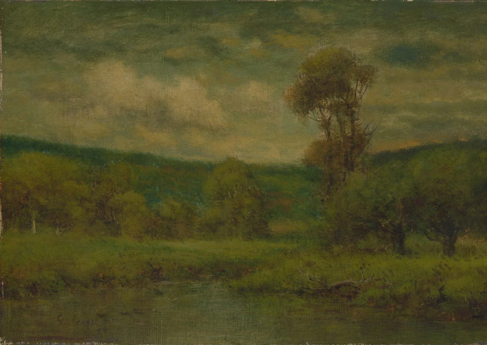 Landscape 72 Wall Art by George Inness - Canvas Print