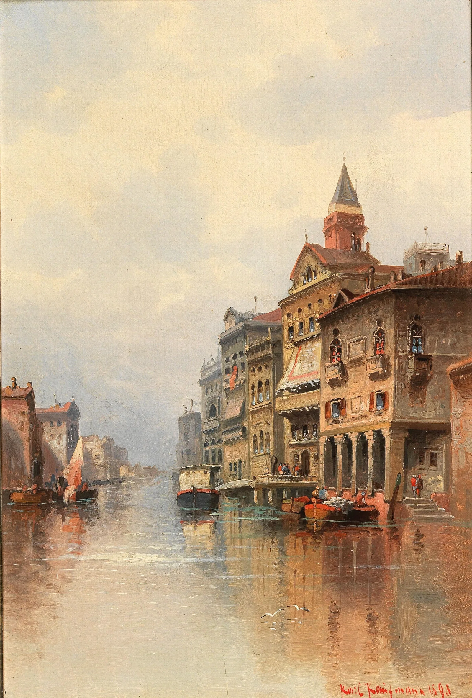 Landscape 54 by Karl Kaufmann (1899) Wall Art by Karl Kaufmann - Canvas Print