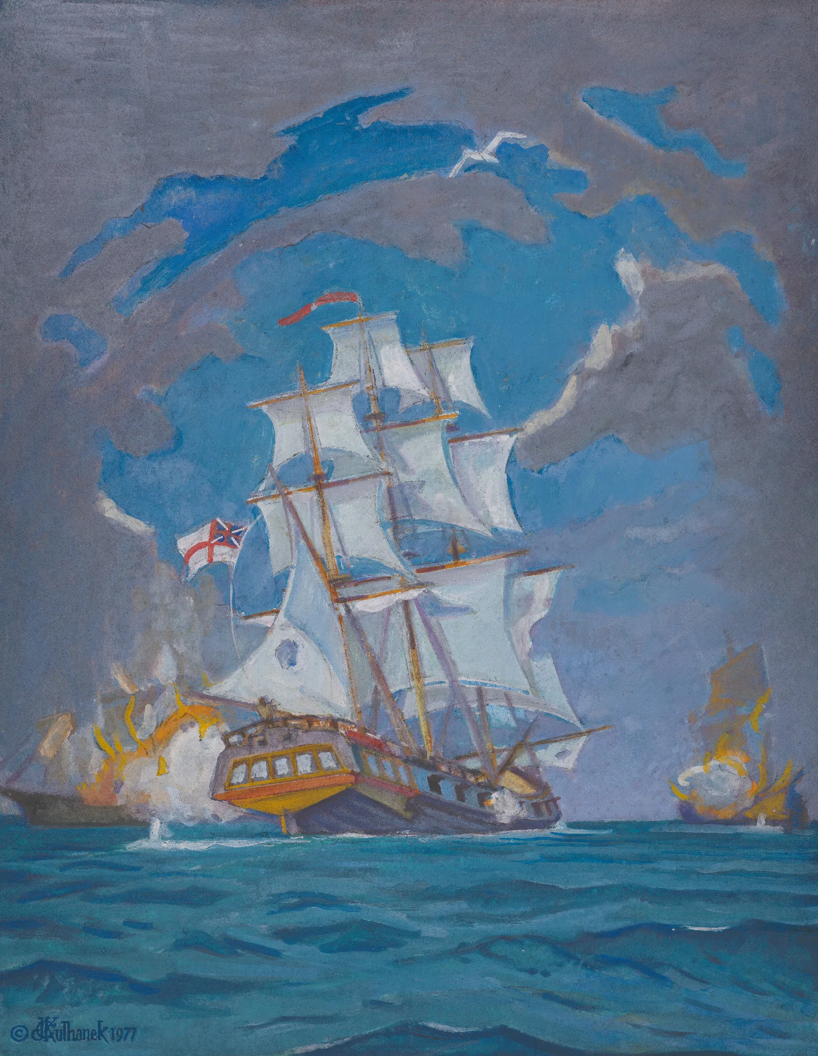 Rule Britannia Wall Art by James C. Kulhanek - Canvas Print