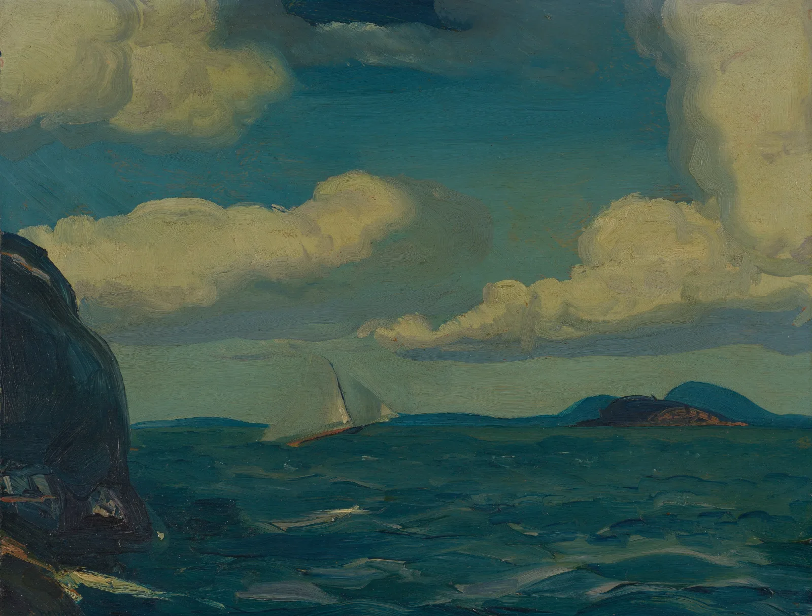 A Fresh Breeze Wall Art by George Wesley Bellows - Canvas Print