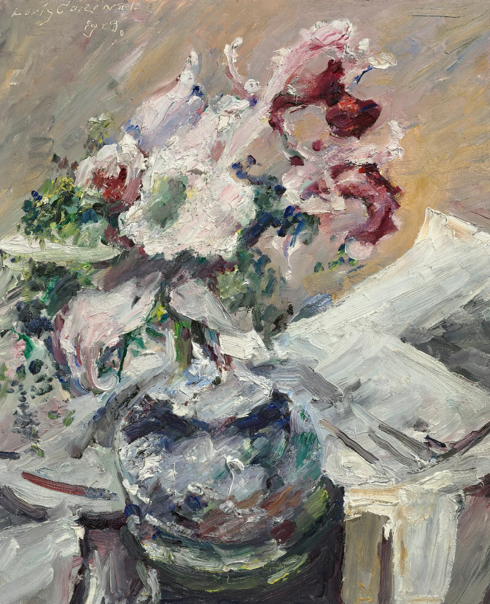 Orchideen Wall Art by Lovis Corinth - Canvas Print