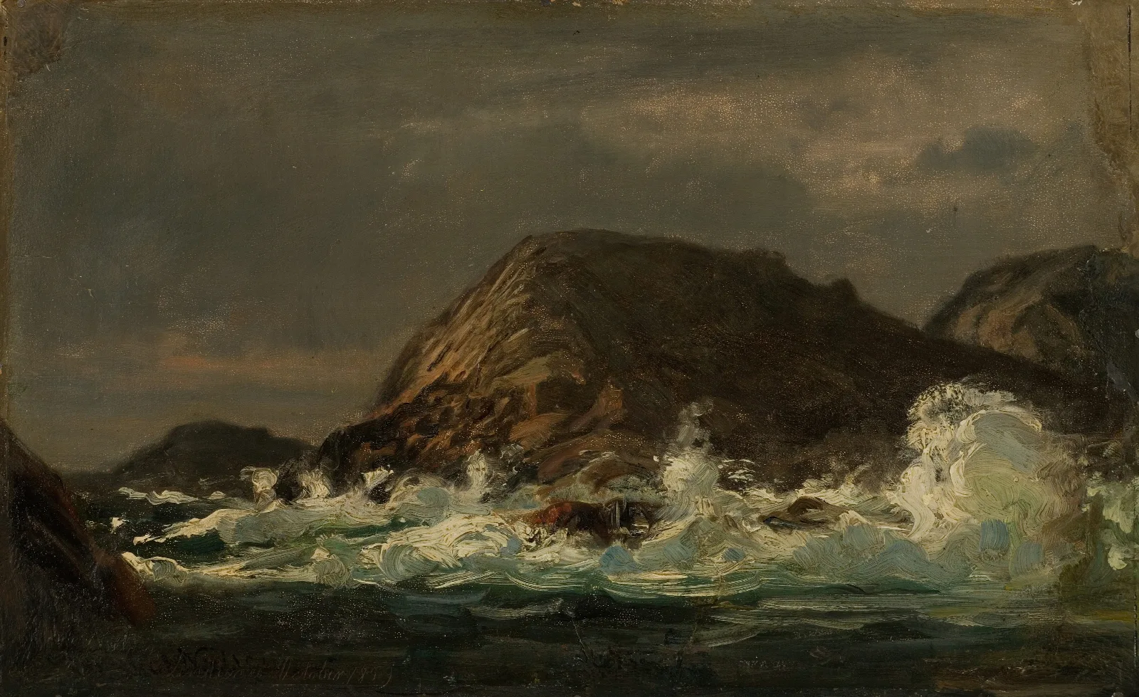 Efter Storm Spangereidleden Wall Art by Amaldus Nielsen - Canvas Print