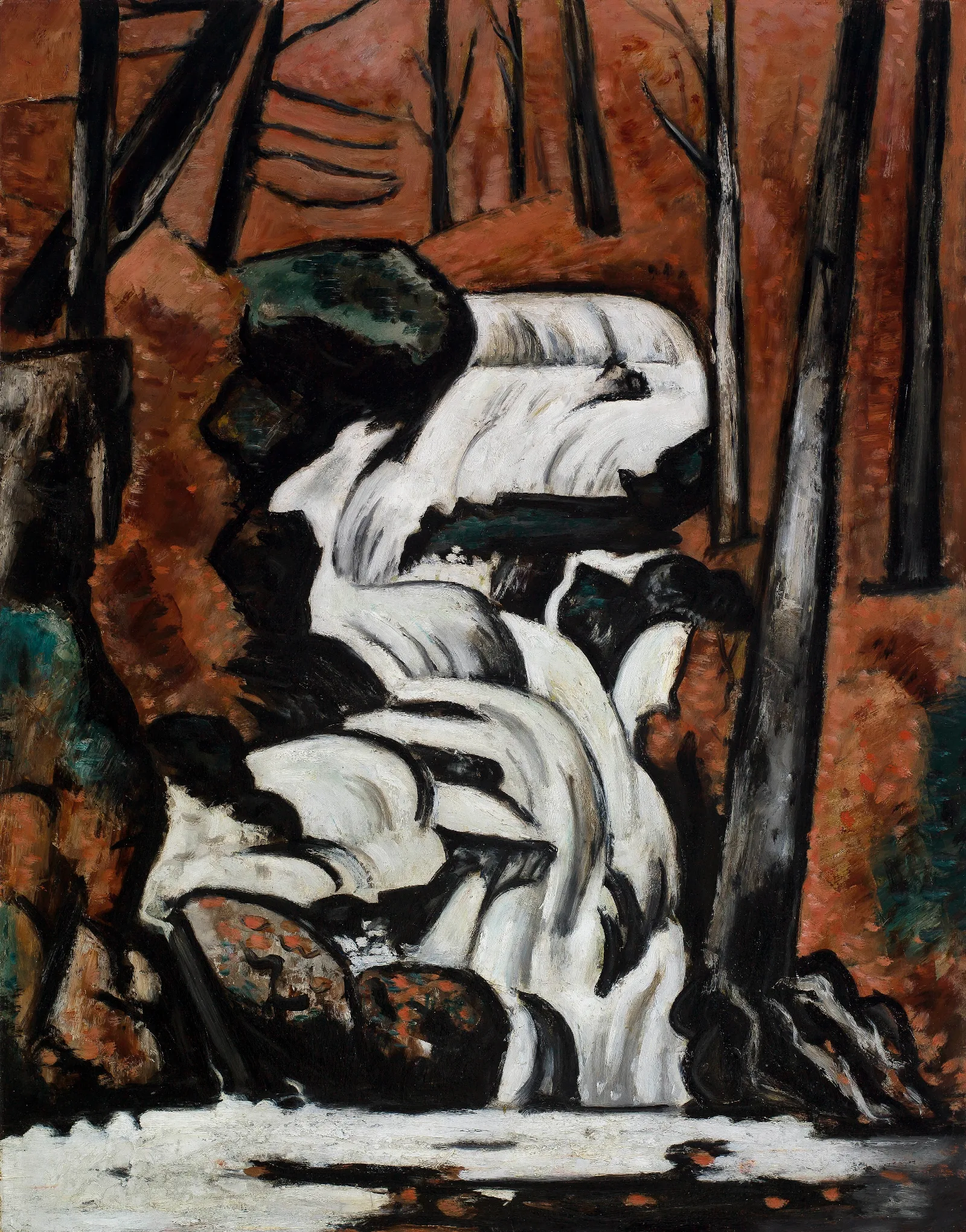 Smelt Brook Falls Wall Art by Marsden Hartley - Canvas Print
