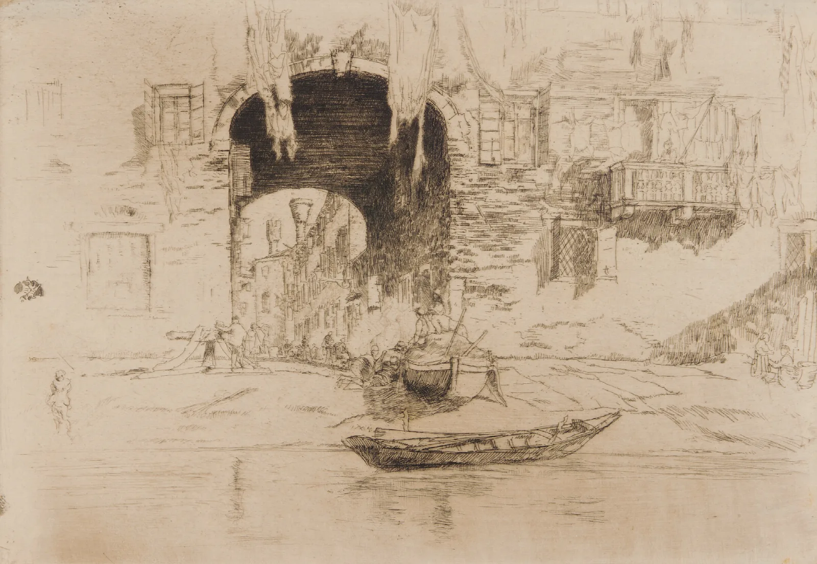 San Biagio 2 Wall Art by James Abbott McNeill Whistler - Canvas Print