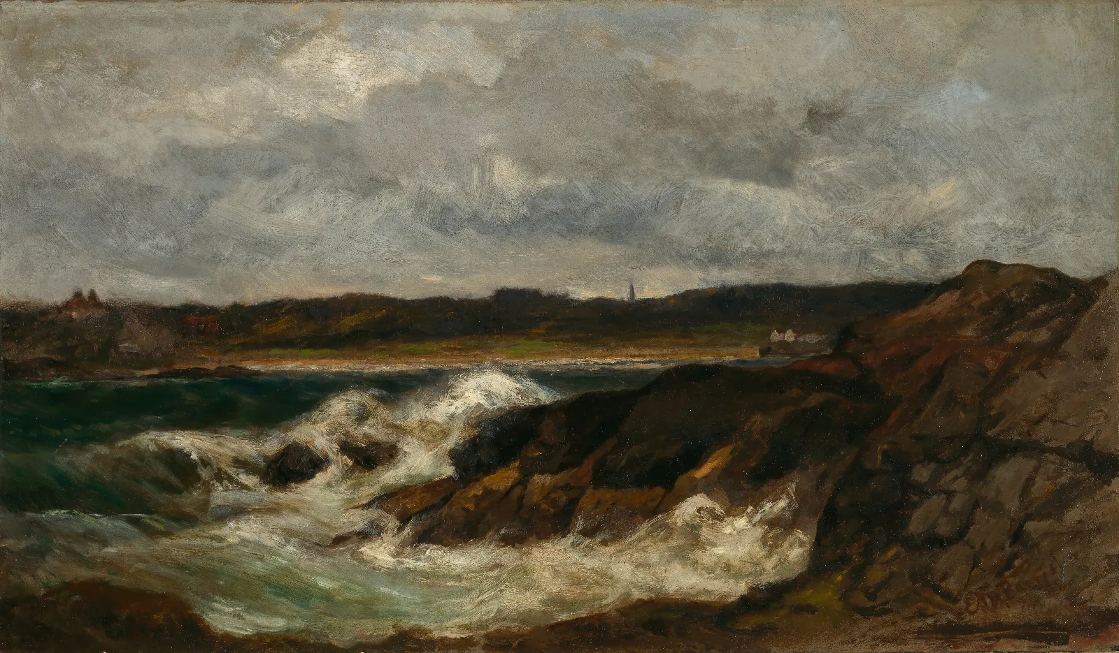 Newport Wall Art by Edward Mitchell Bannister - Canvas Print