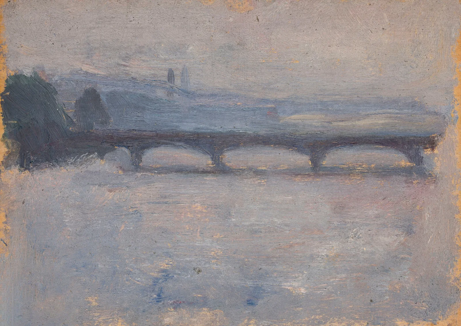 Bridge On The Seine Wall Art by Tadeusz Makowski - Canvas Print