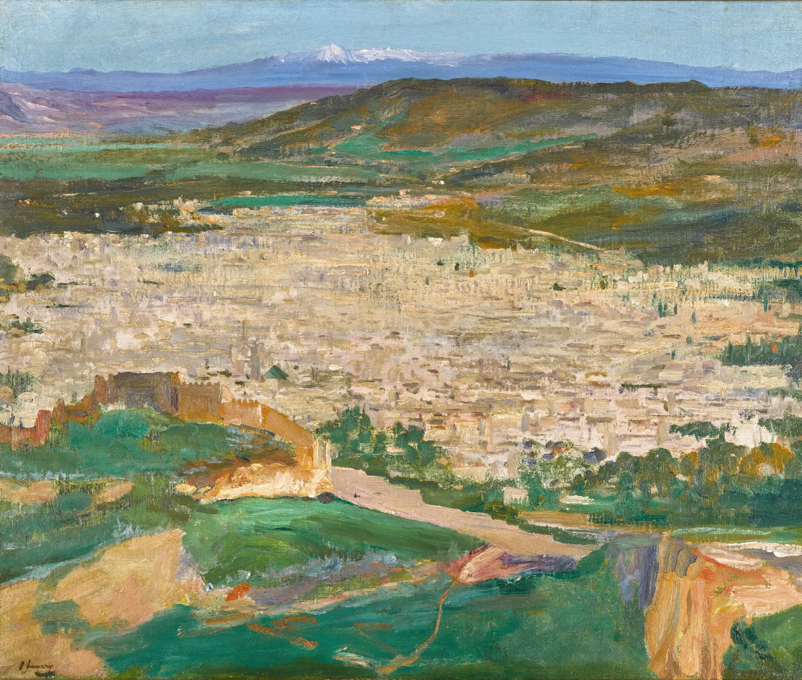 A View Of Fez Wall Art by Sir John Lavery - Canvas Print