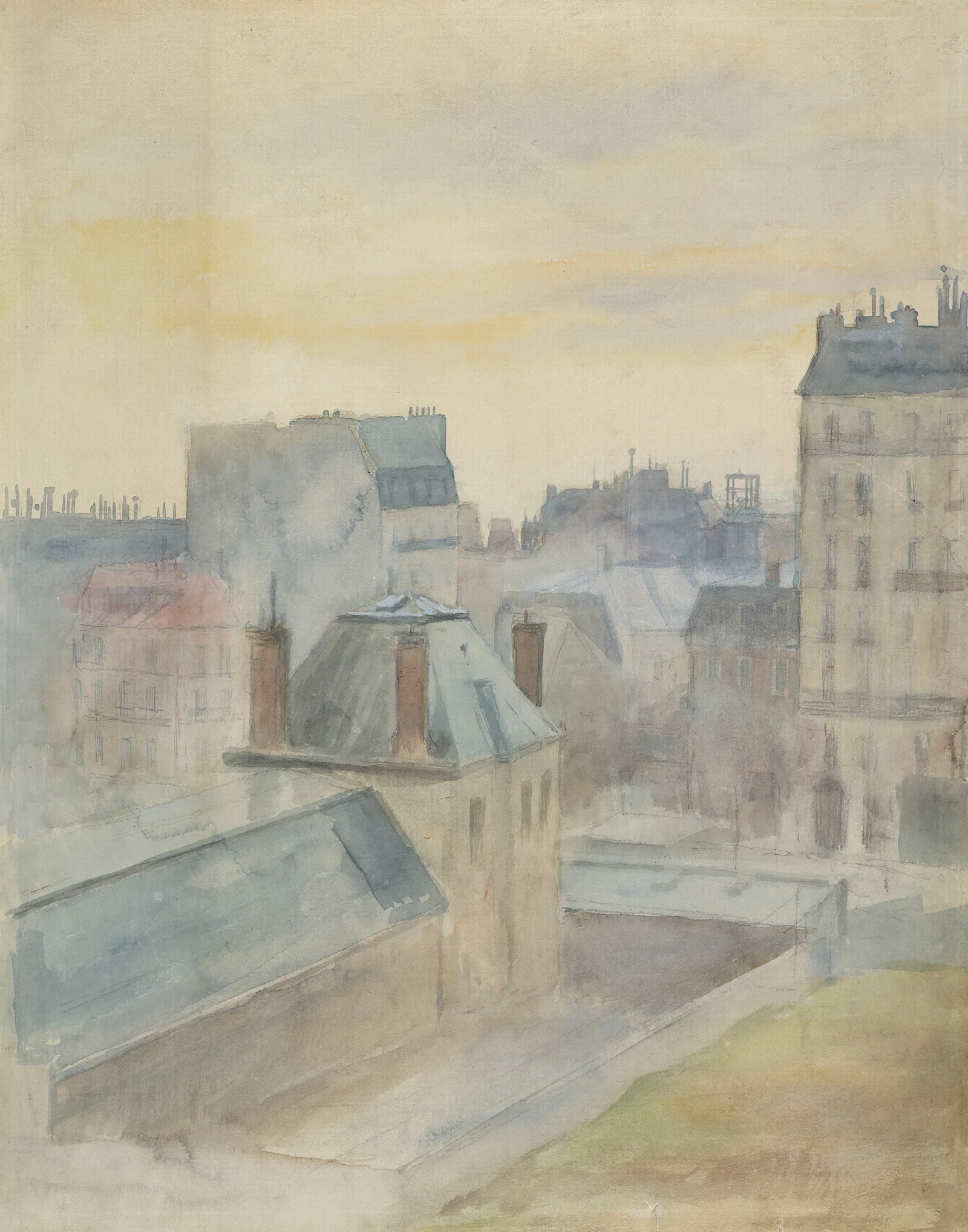 View Of The Artists Studio In Paris Wall Art by Albert Edelfelt - Canvas Print
