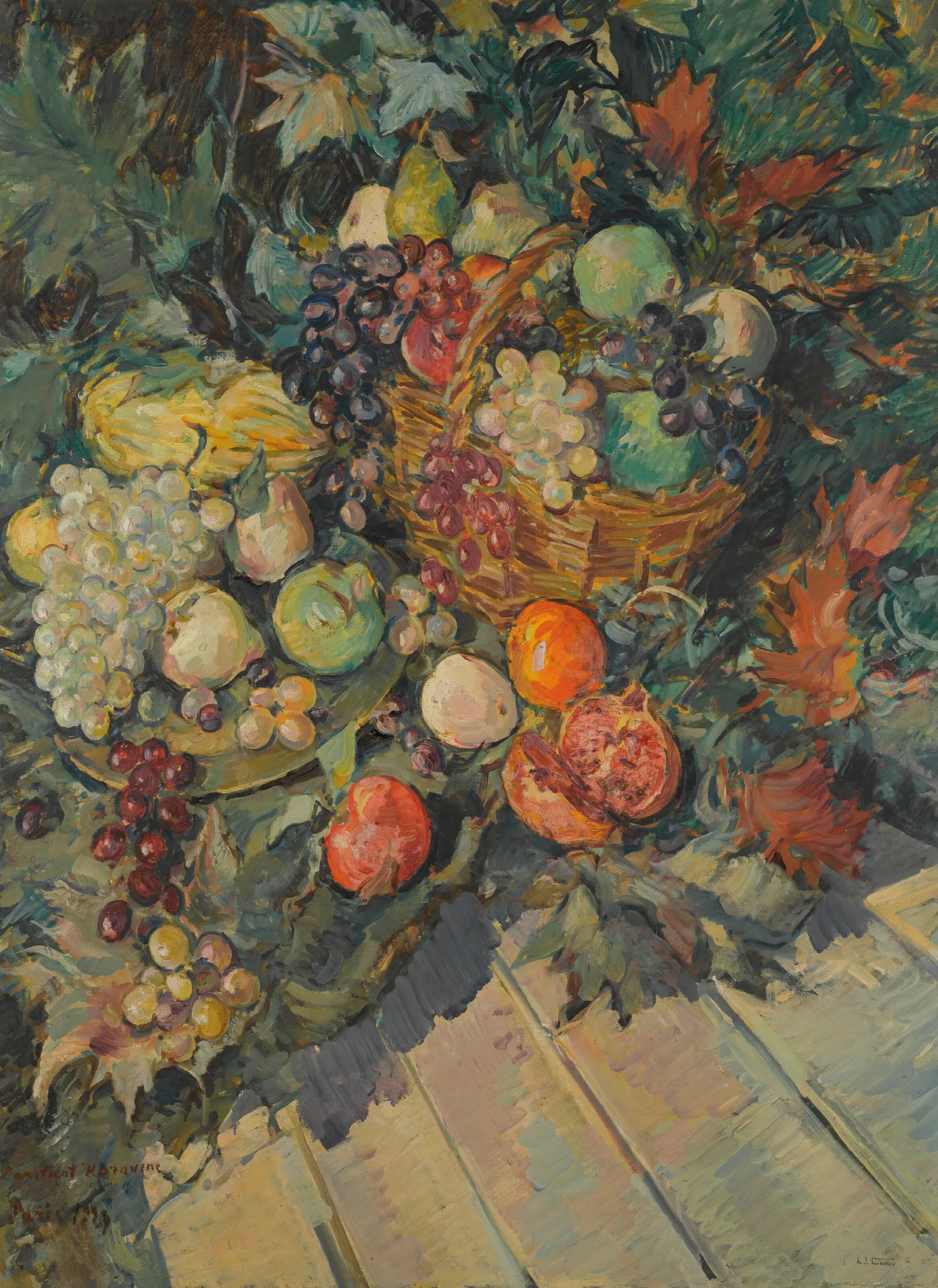 Still Life With Fruit 22 Wall Art by Konstantin Alexeevich Korovin - Canvas Print