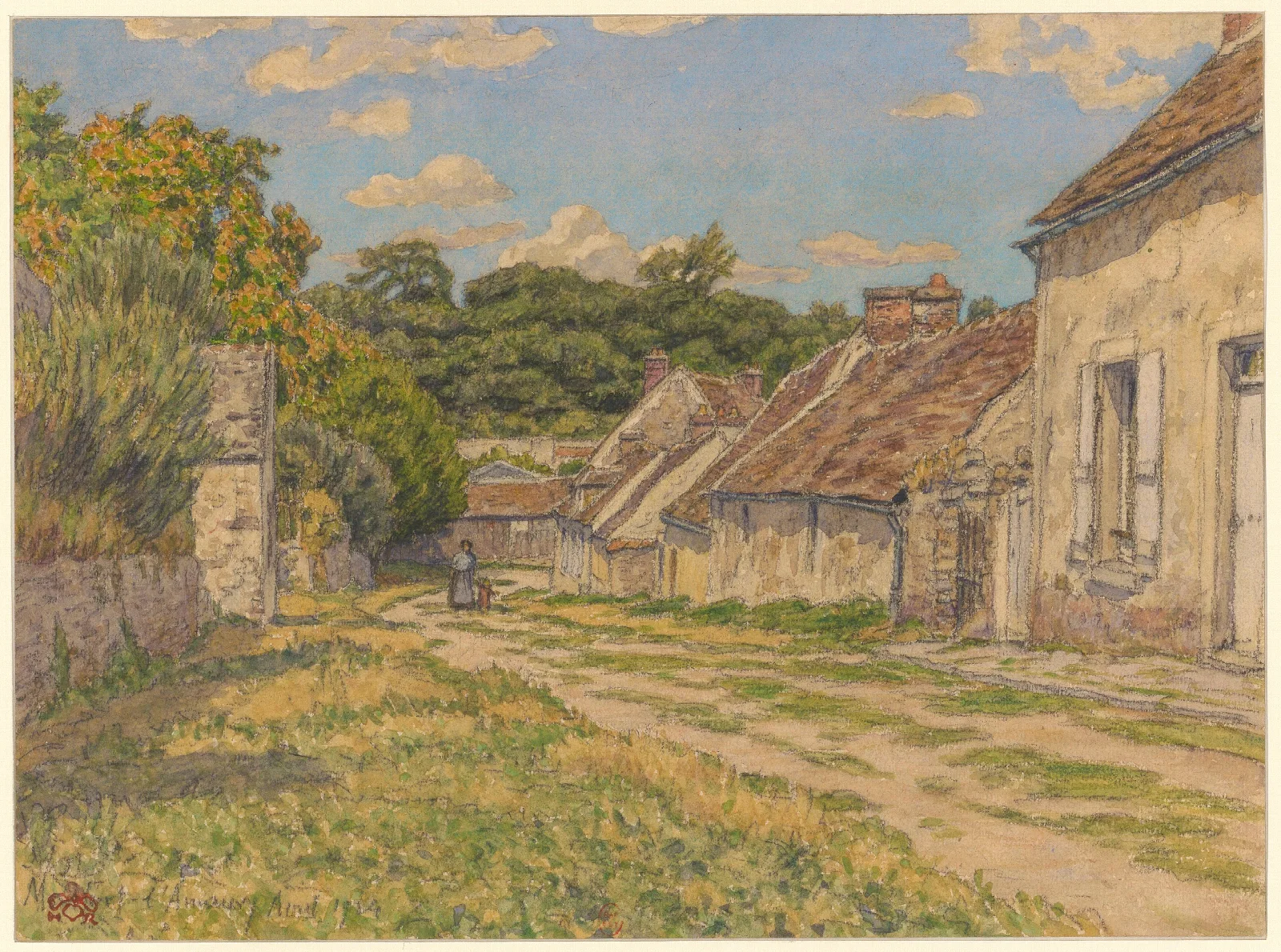 Montfort Lamaury 3 Wall Art by Henri Rivière - Canvas Print