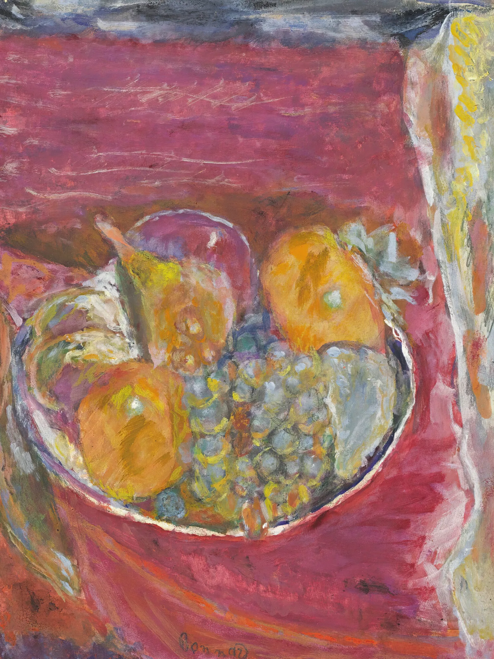 Les Raisins Wall Art by Pierre Bonnard - Canvas Print