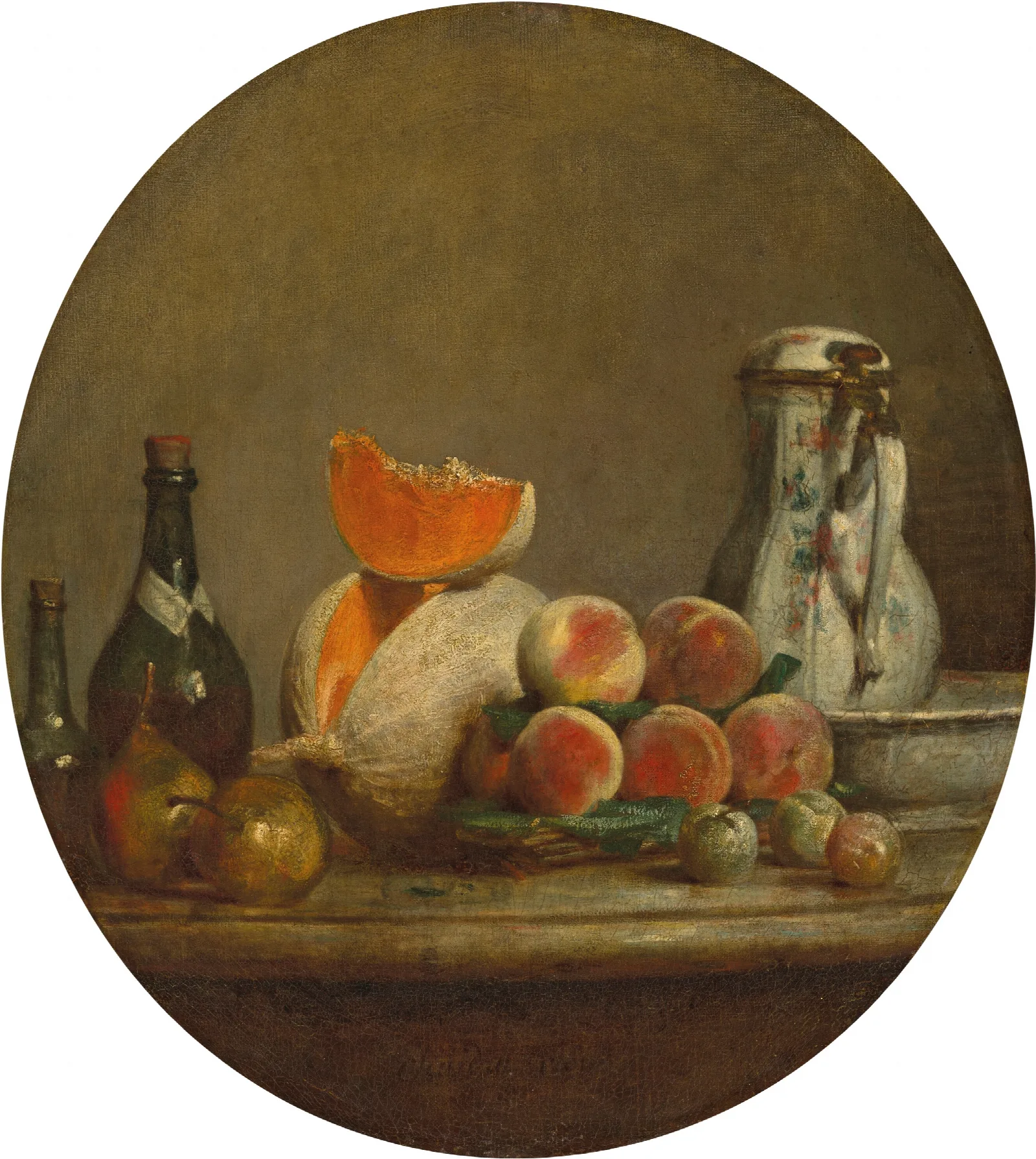 Le Melon Wall Art by Jean Siméon Chardin - Canvas Print